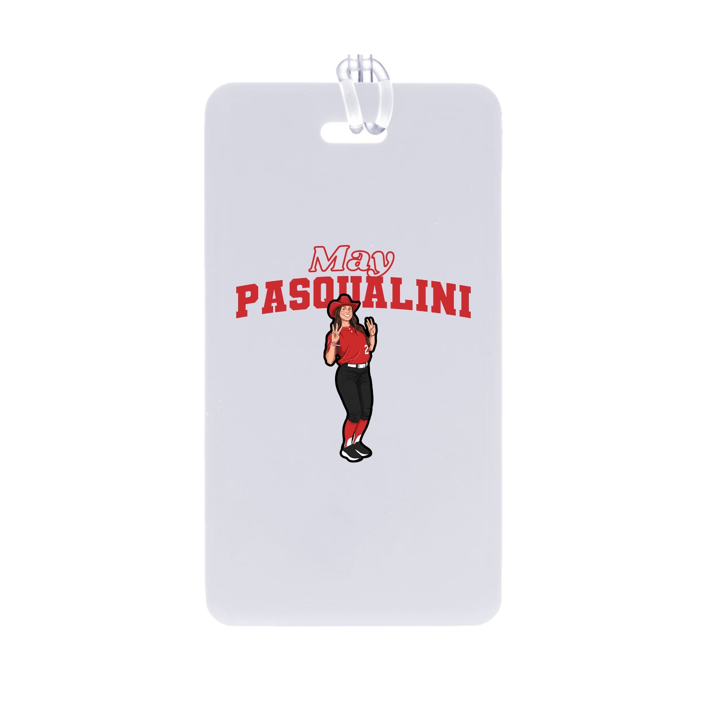 Bag Tag — Name Arch in Classic