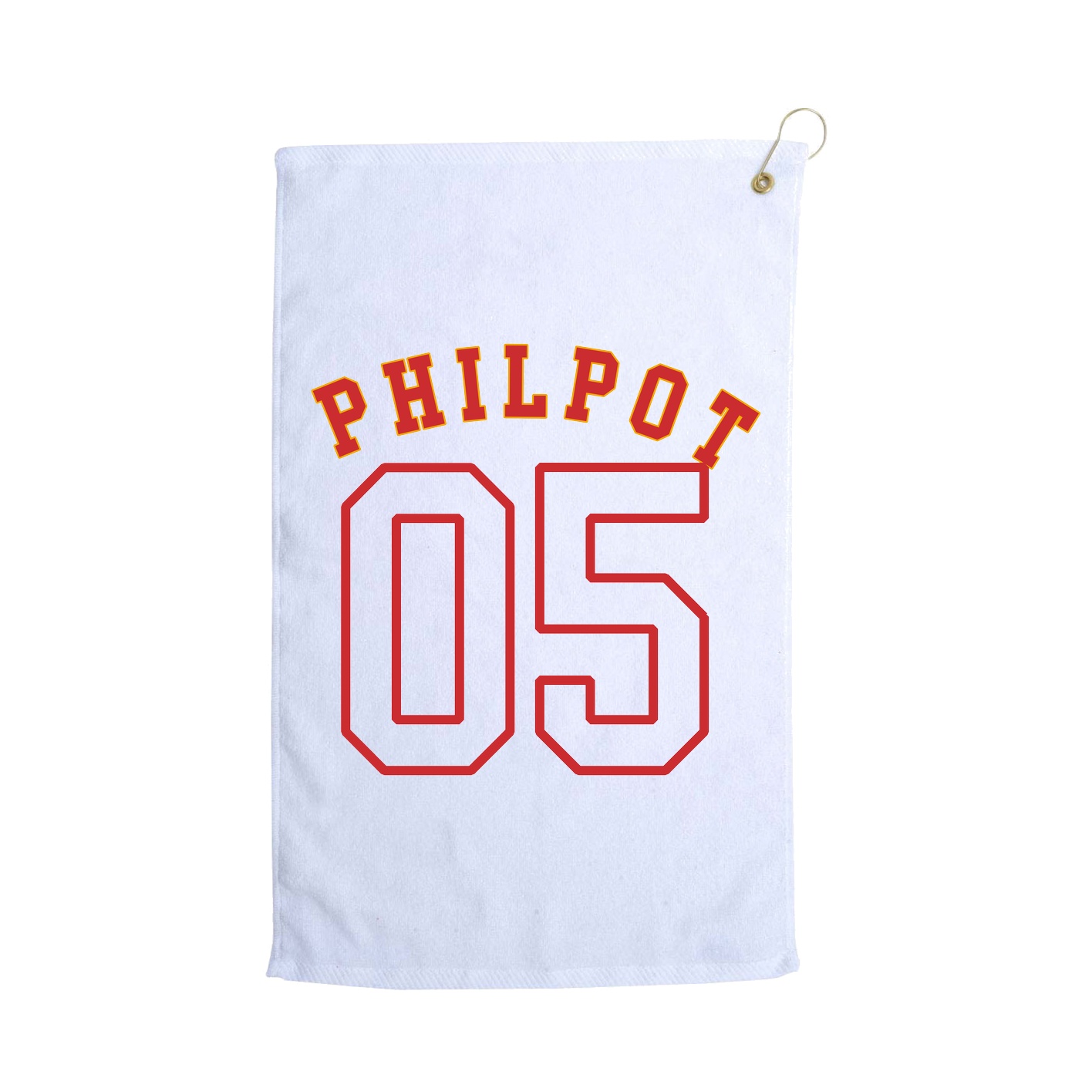 Golf Towel — Shirsey Arch in White