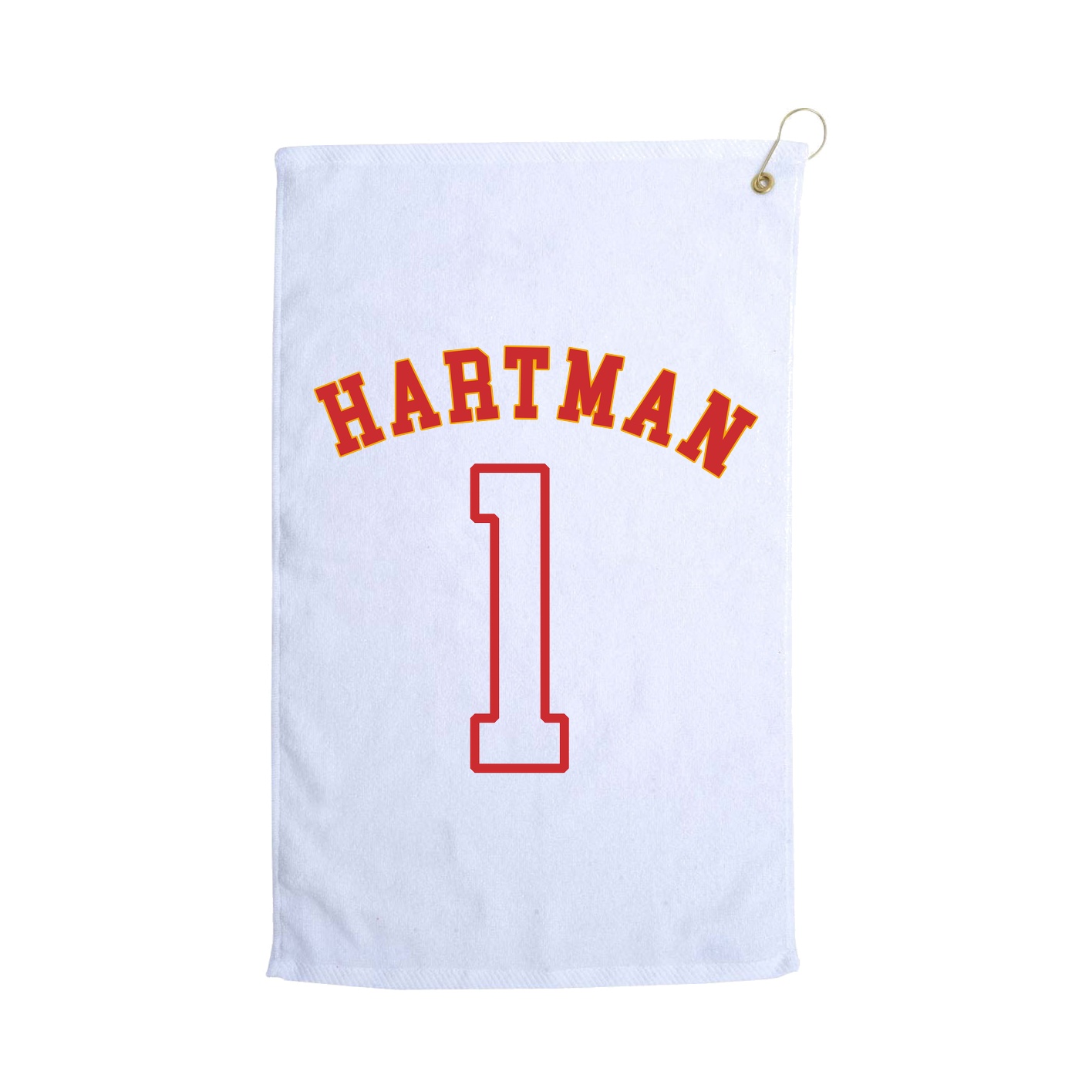 Golf Towel — Shirsey Arch in White