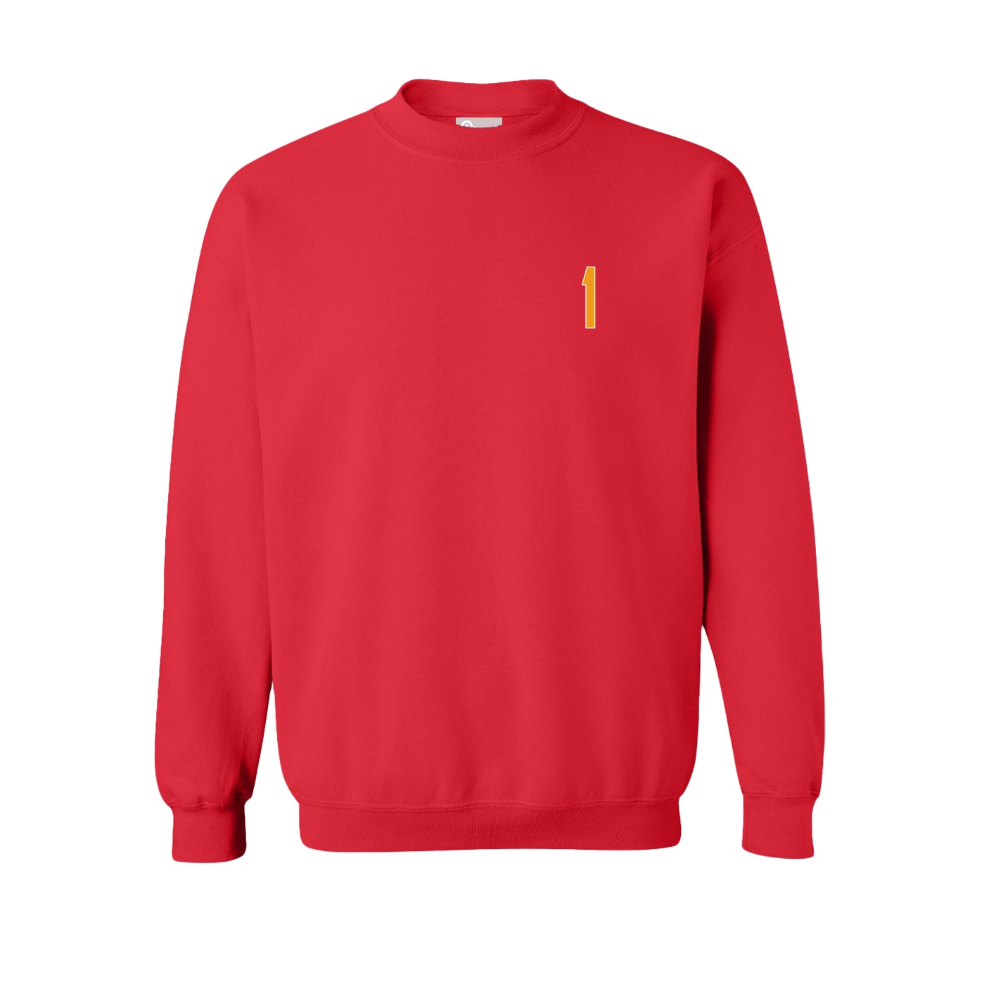 Fleece Crew — Front Shirsy in Red