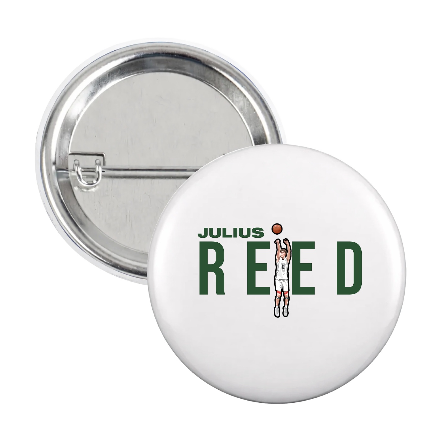 Game Day Button — Player Name in White