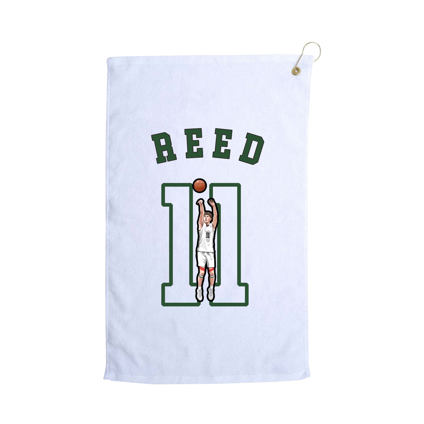 Golf Towel — Shirsey Arch in White