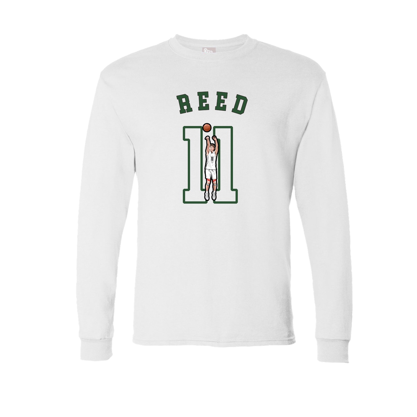 Long Sleeve Tee — Shirsey Arch in White