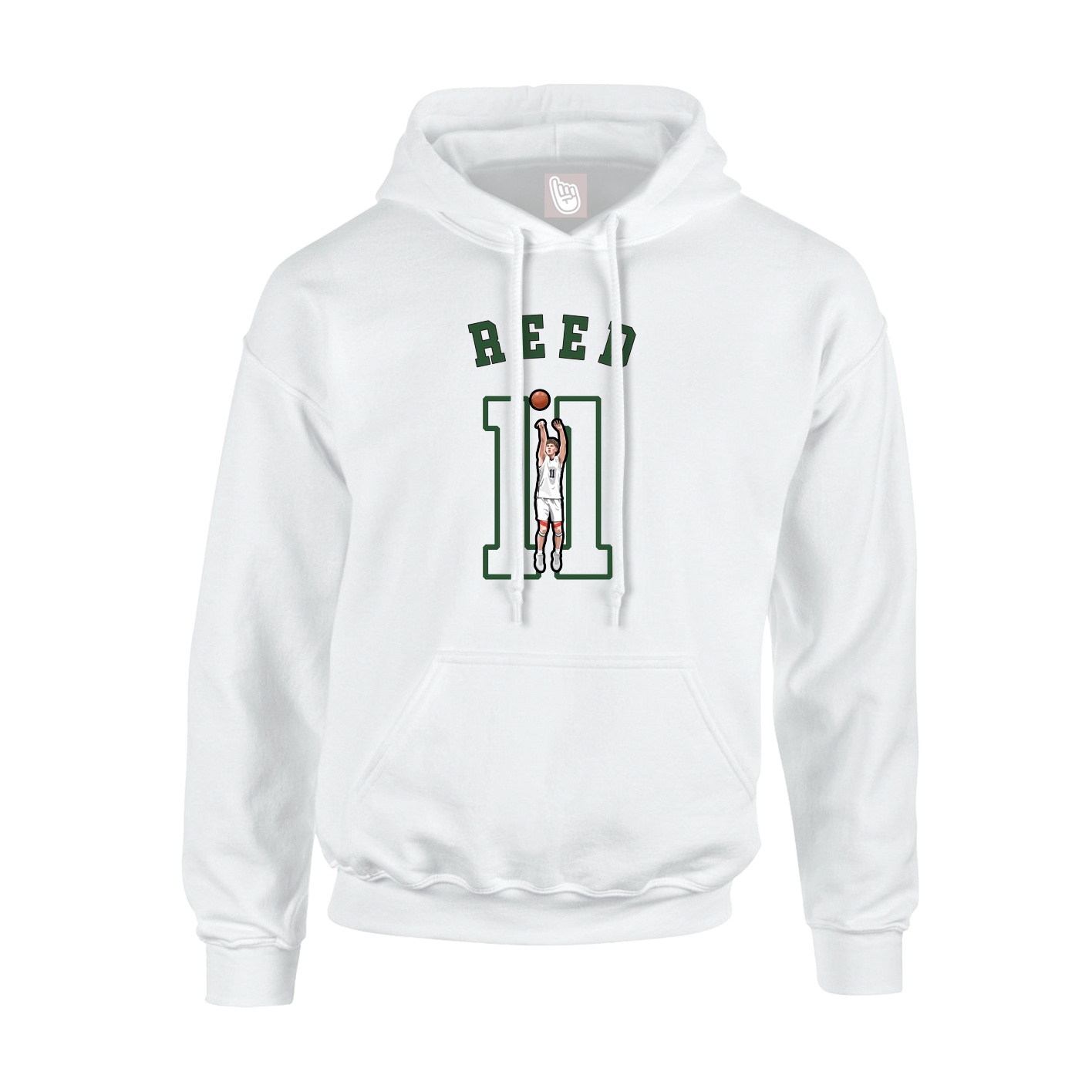 Hoodie — Shirsey Arch in White