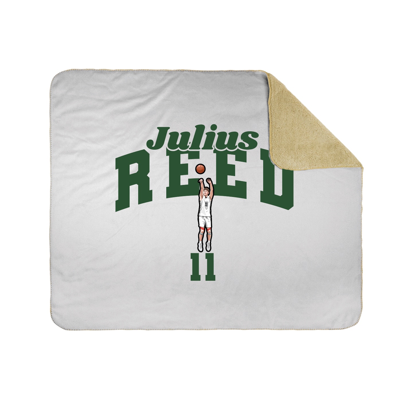 Throw Blanket — Signature Arch in White