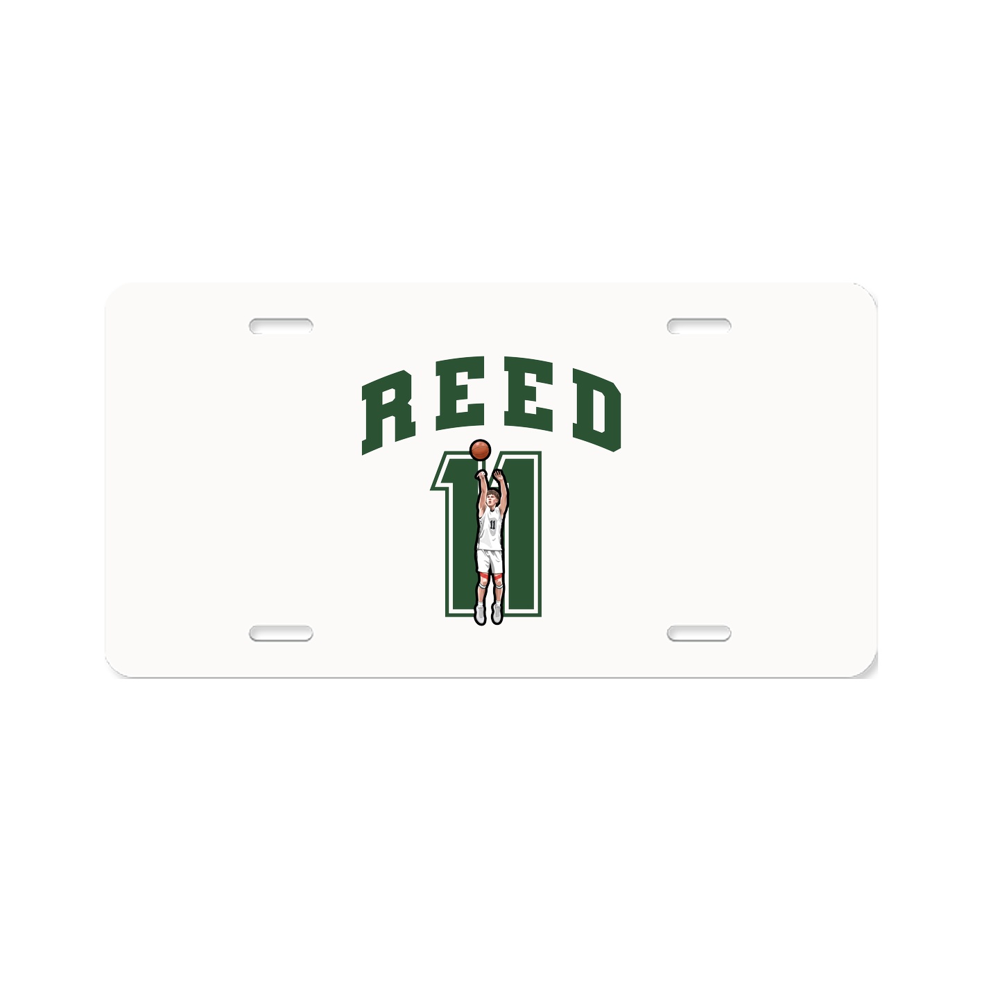 License Plate — Number in Classic