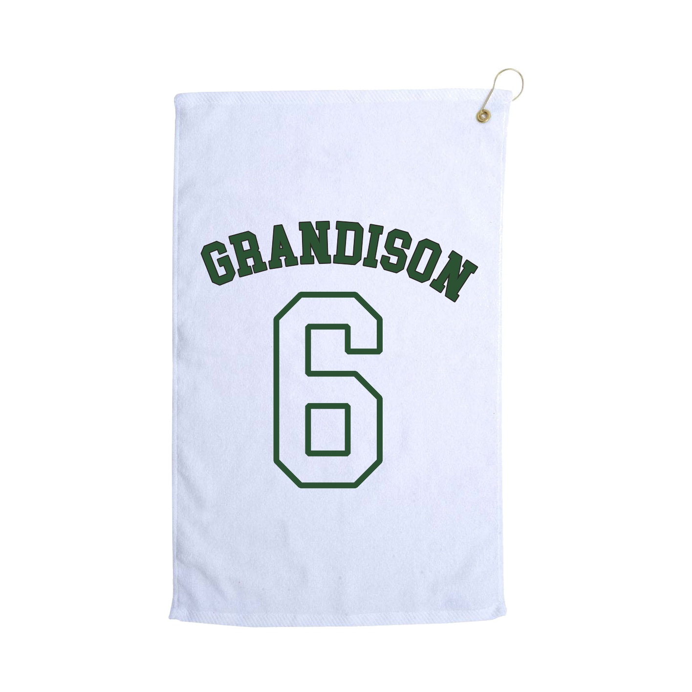 Golf Towel — Shirsey Arch in White