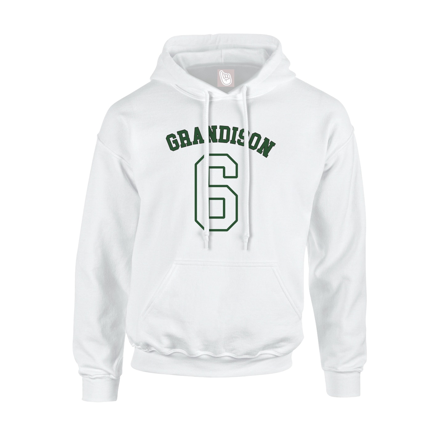 Youth Hoodie — Shirsey Arch in White