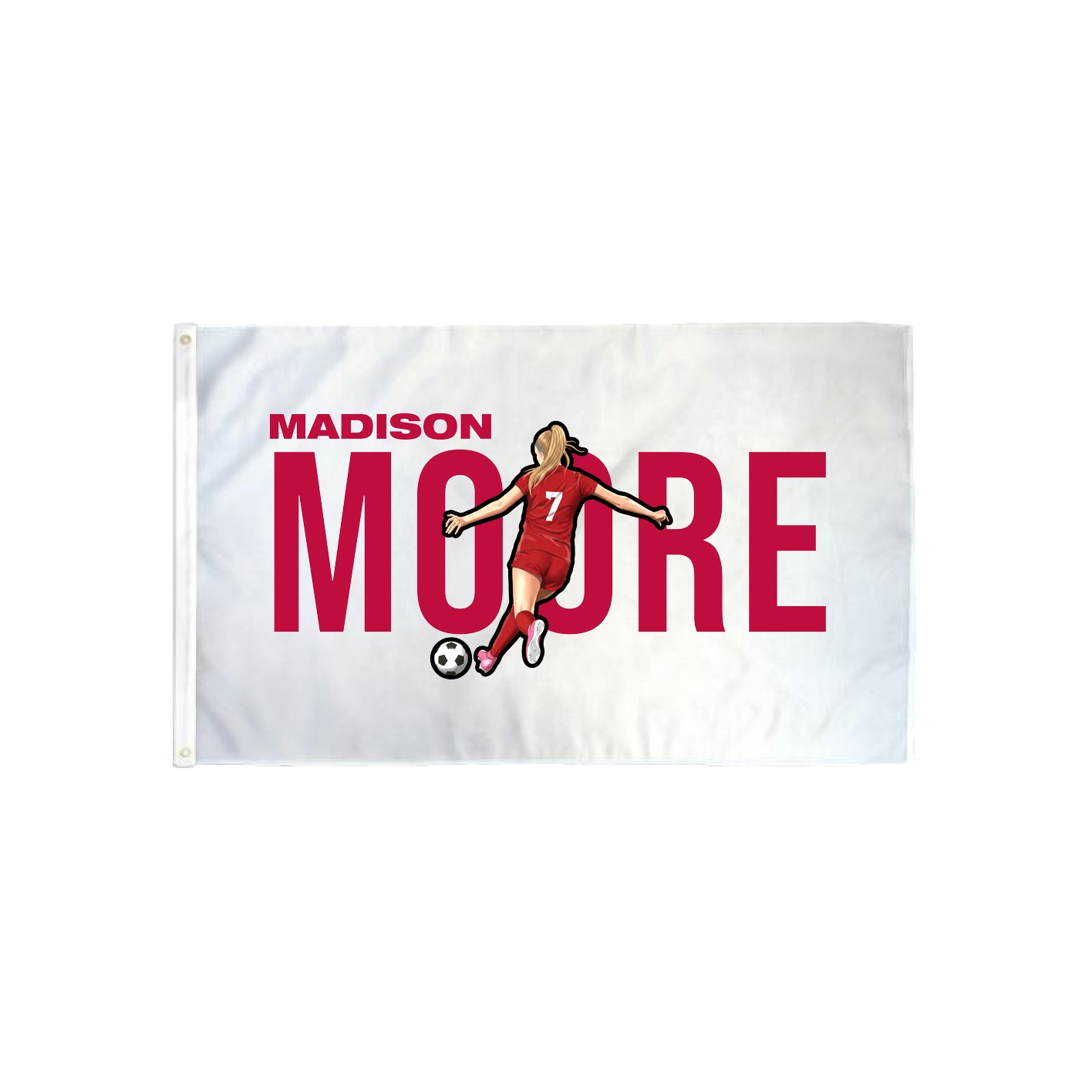 3x5 Flag — Player Name in Classic
