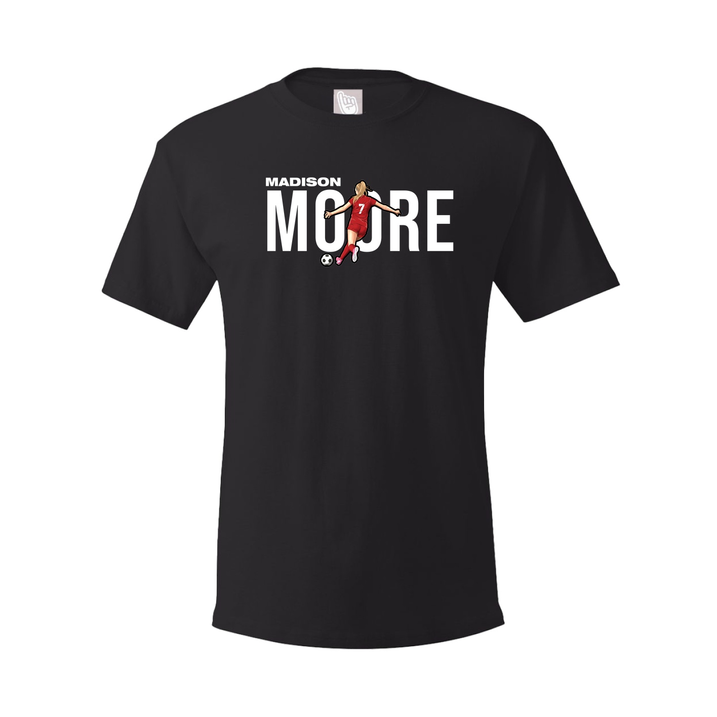 Youth Tee — Player Name in Black