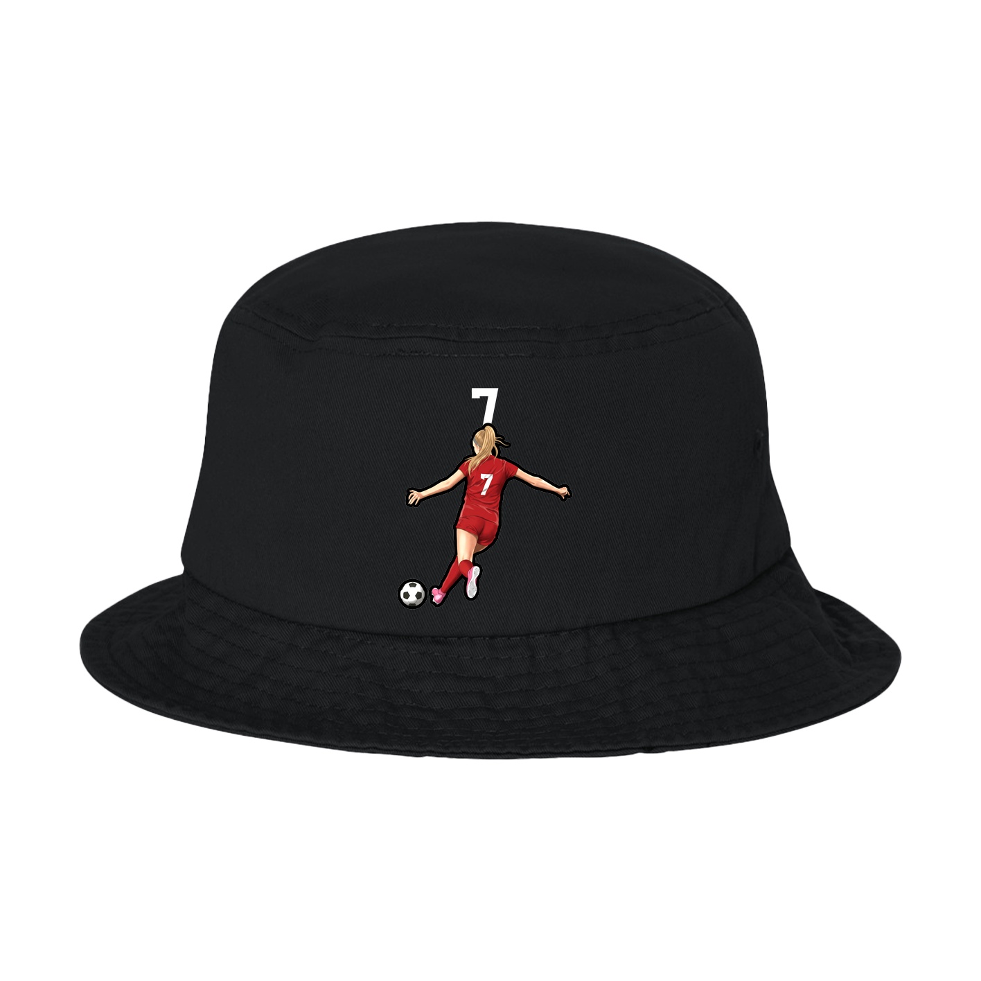 Bucket Cap — Number Top in Black