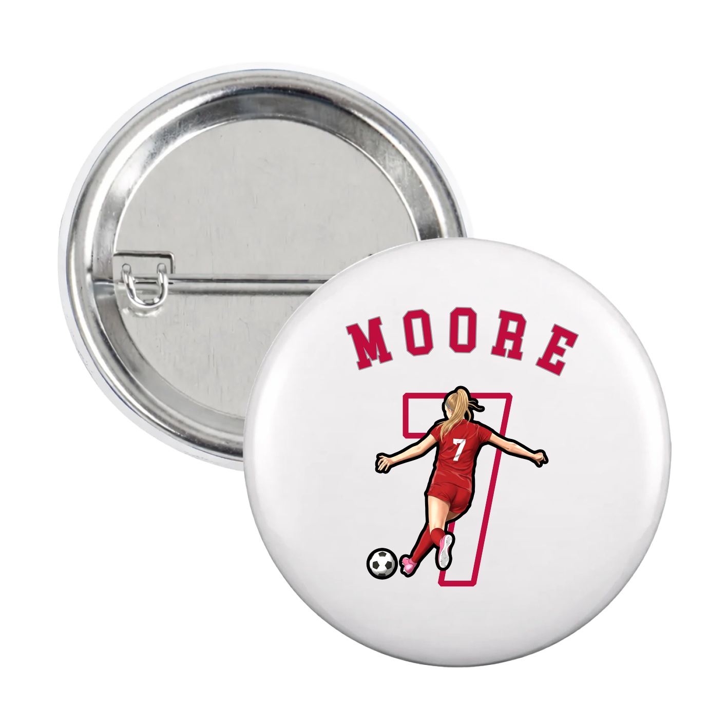 Game Day Button — Shirsey Arch in White