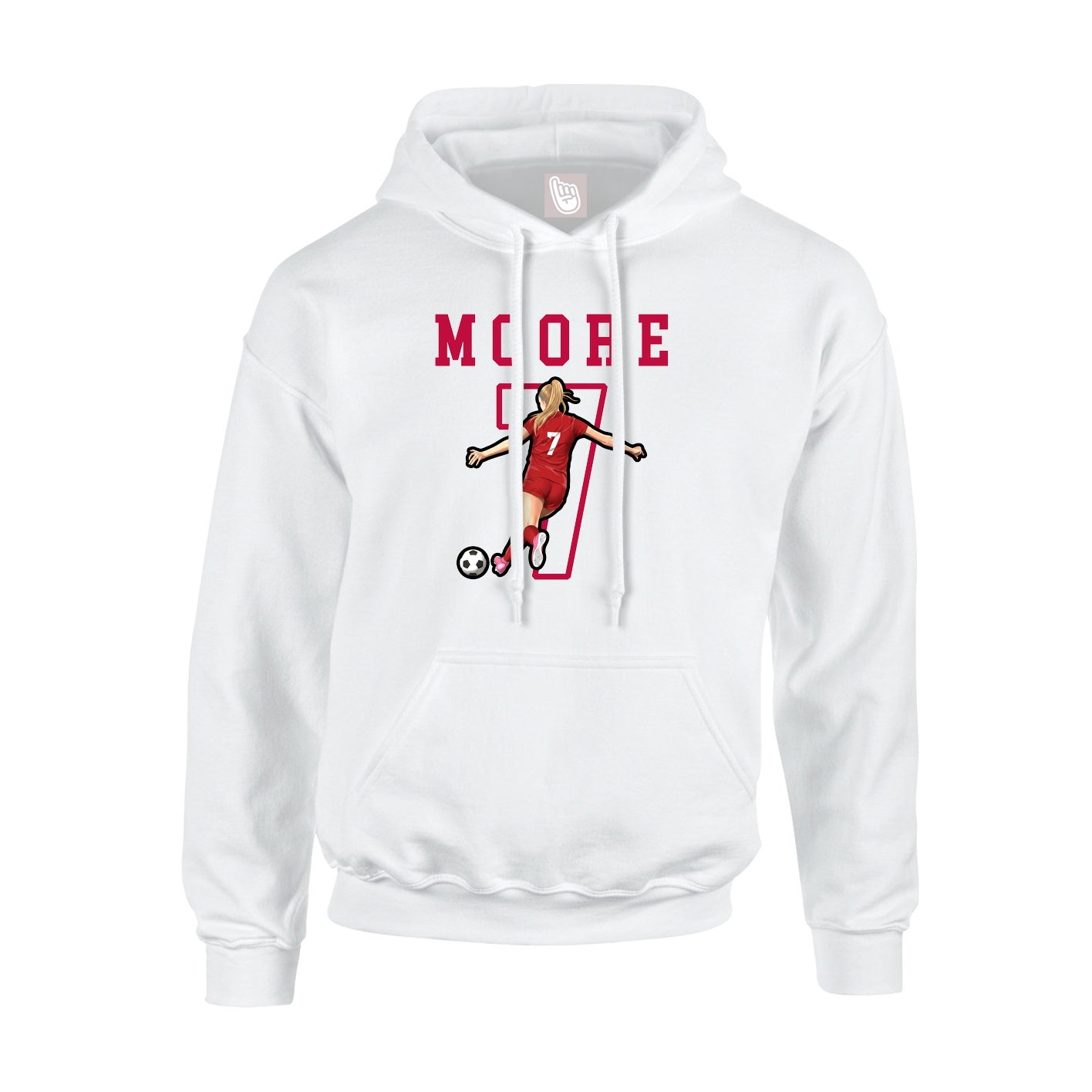Youth Hoodie — Shirsey in White