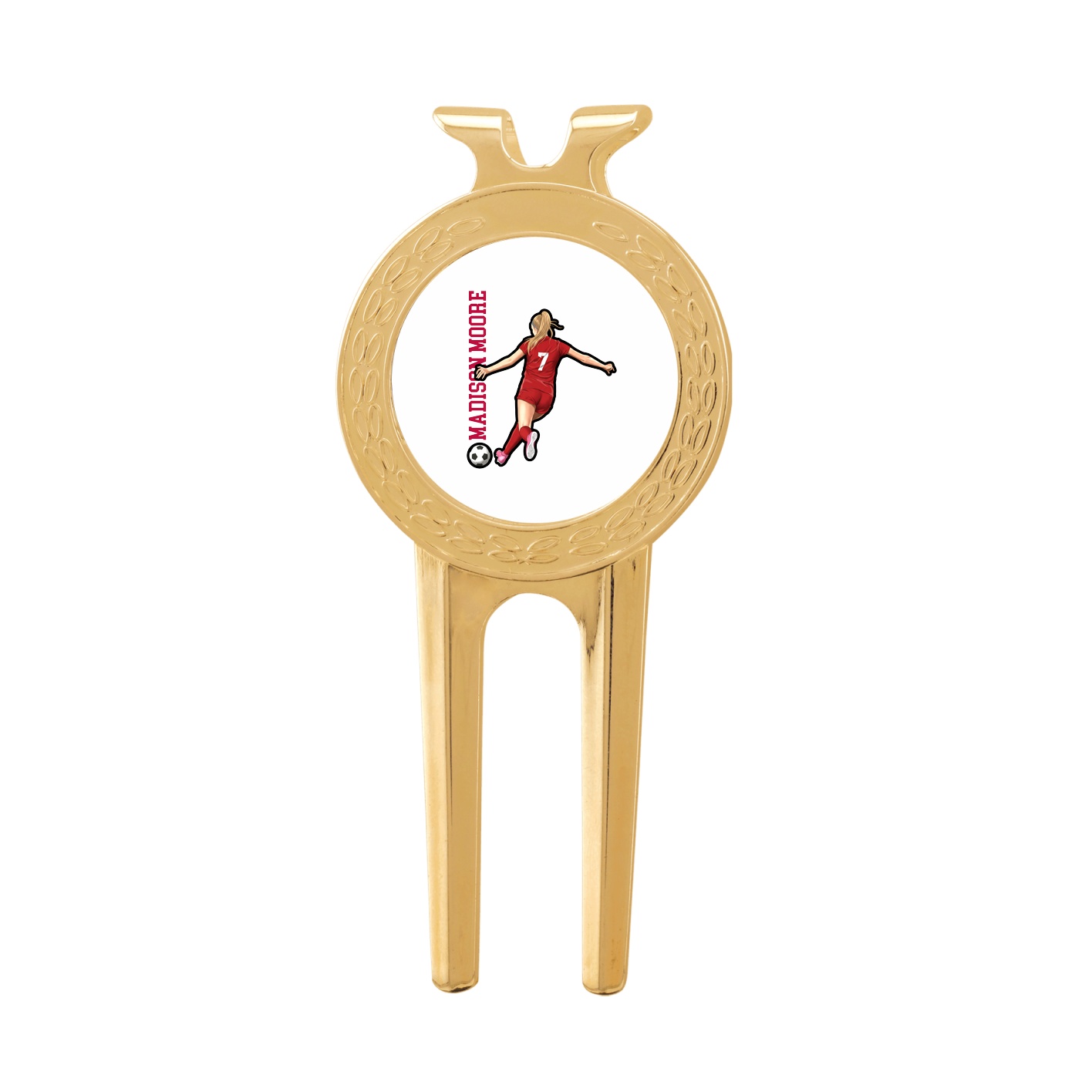 Divot Tool with Ball Marker — Name Vertical in Classic