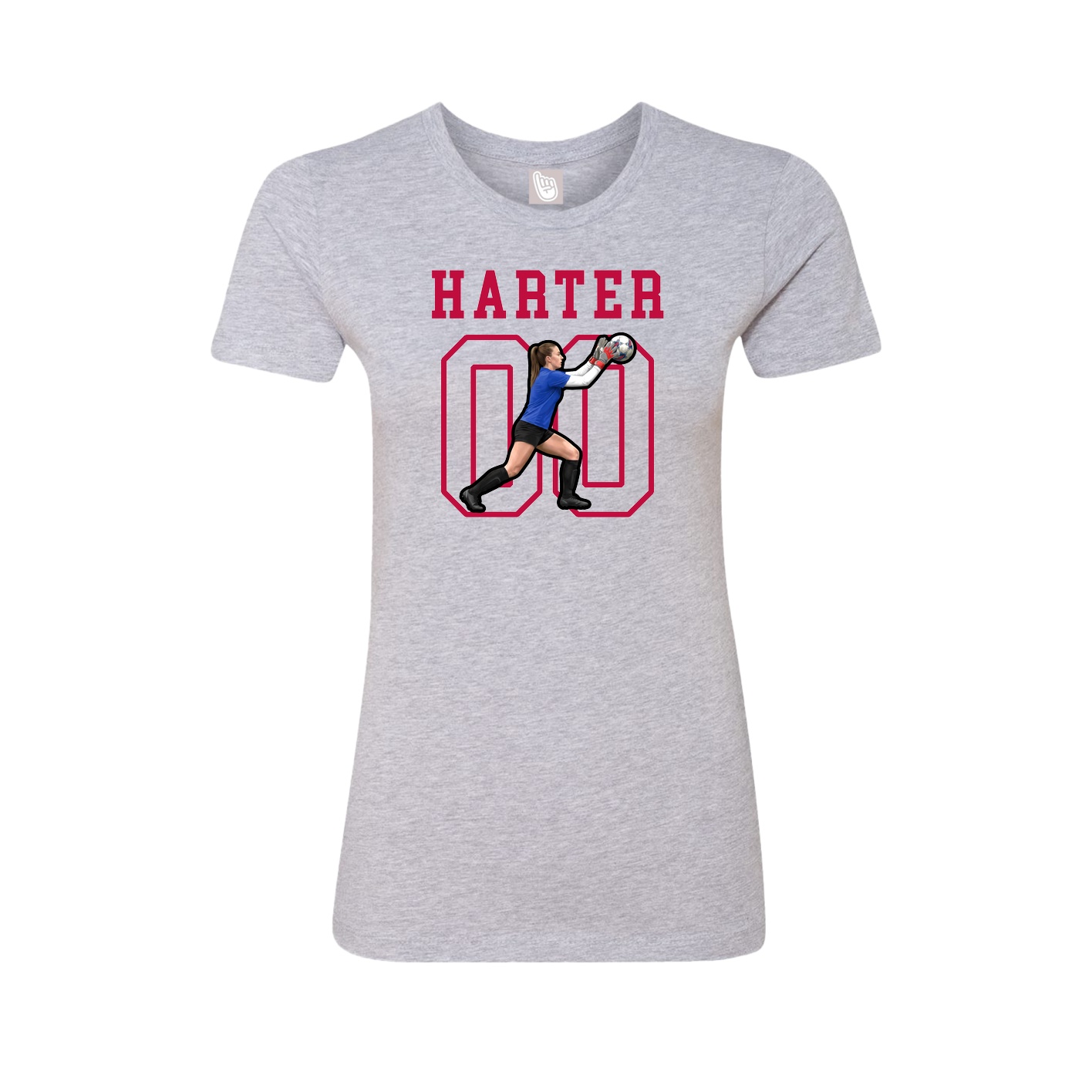 Fitted Women's Tee — Shirsey in Grey