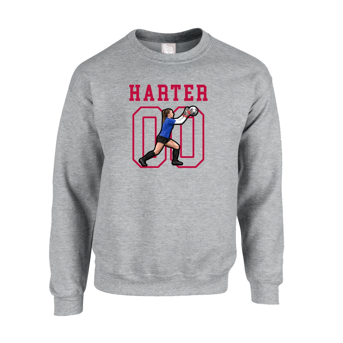 Fleece Crew — Shirsey in Grey