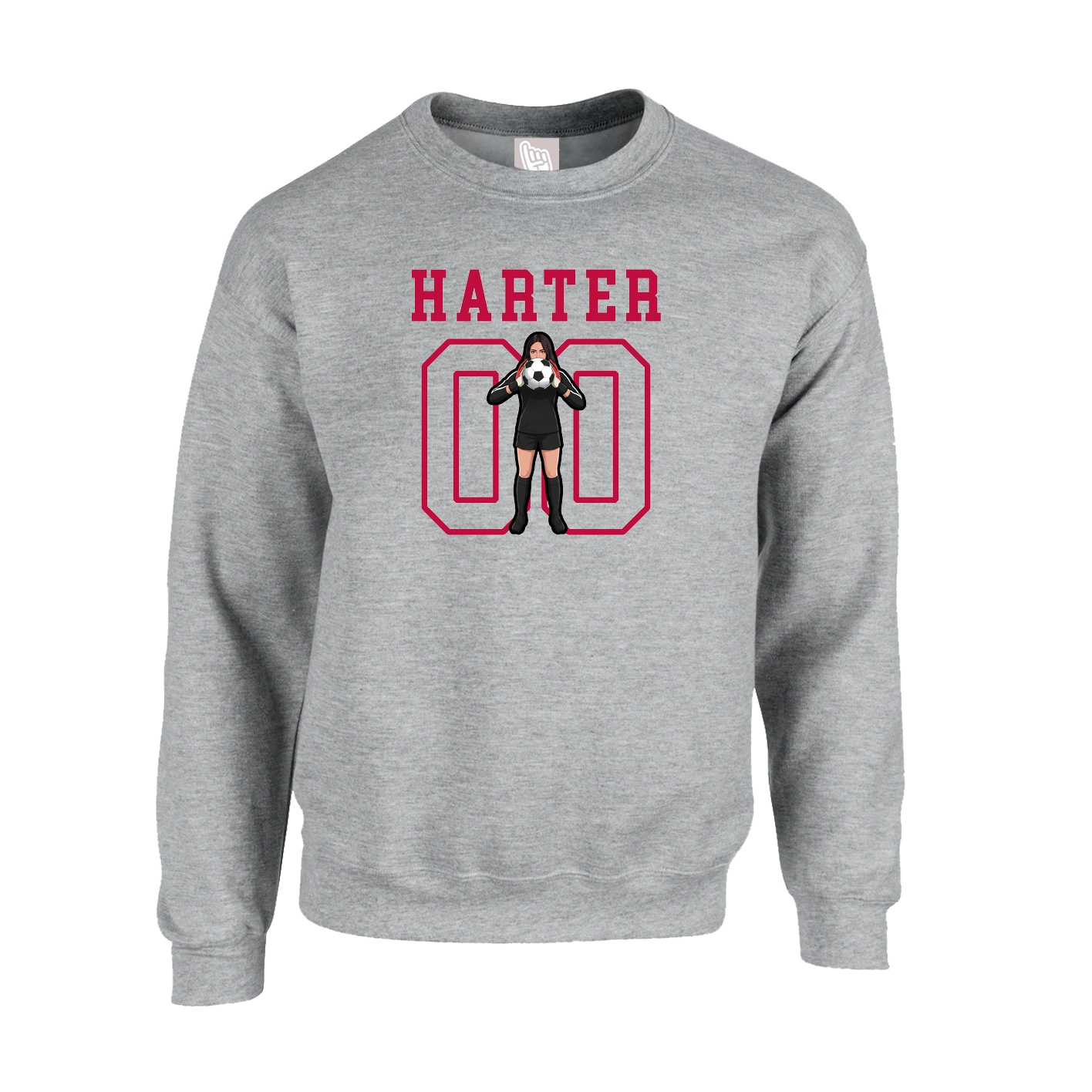 Fleece Crew — Shirsey in Grey