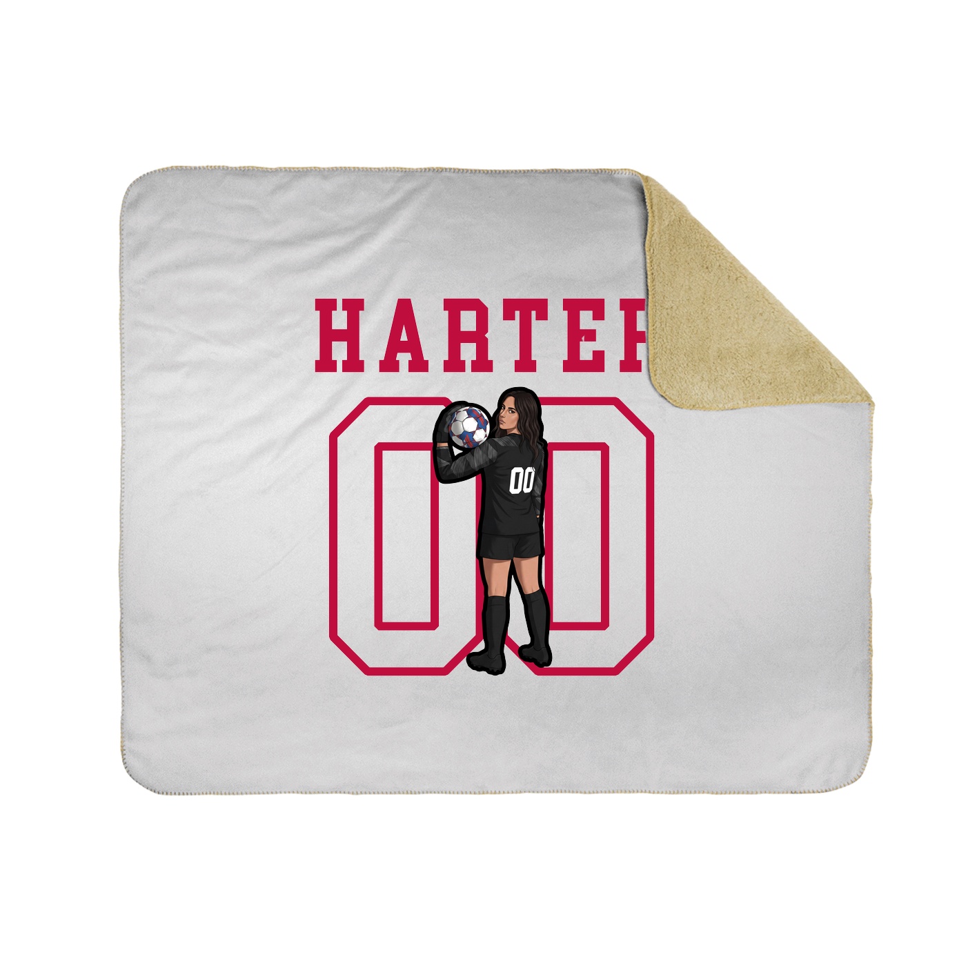 Throw Blanket — Shirsey in White