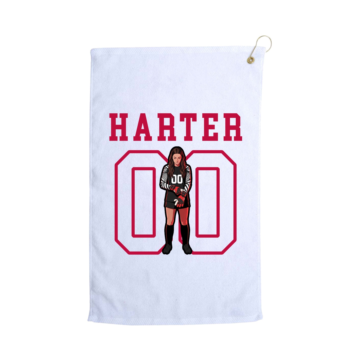 Golf Towel — Shirsey in White