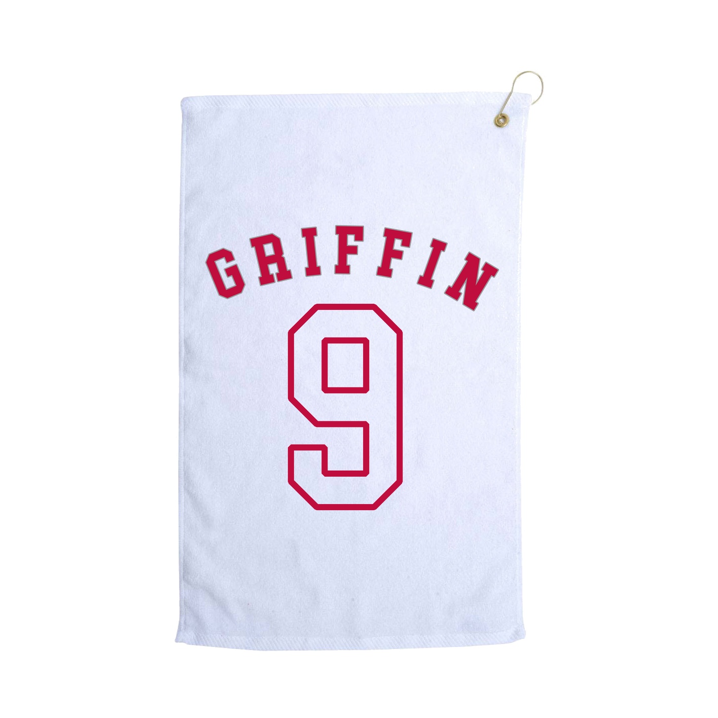 Golf Towel — Shirsey Arch in White