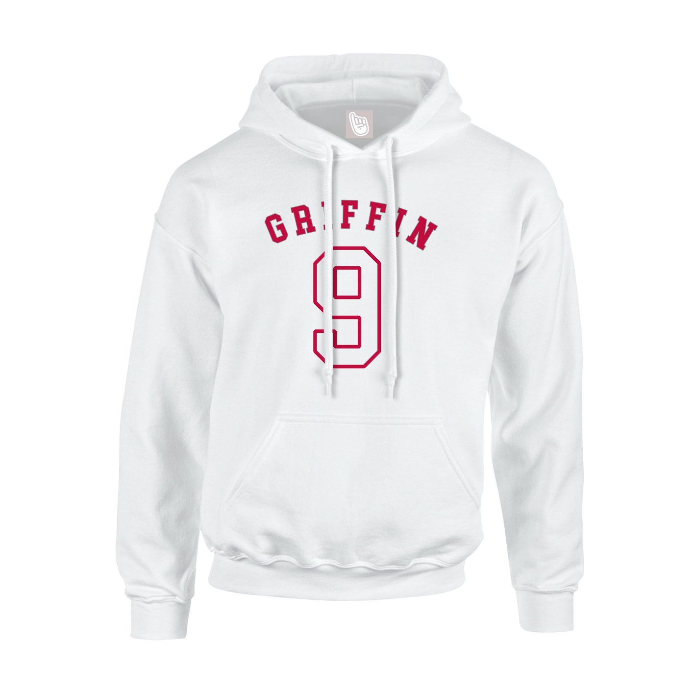 Youth Hoodie — Shirsey Arch in White