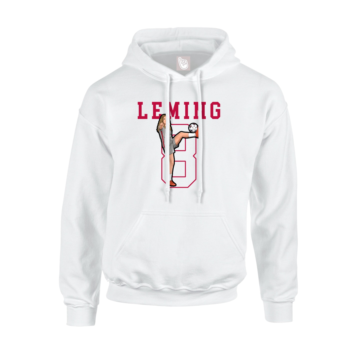 Hoodie — Shirsey in White