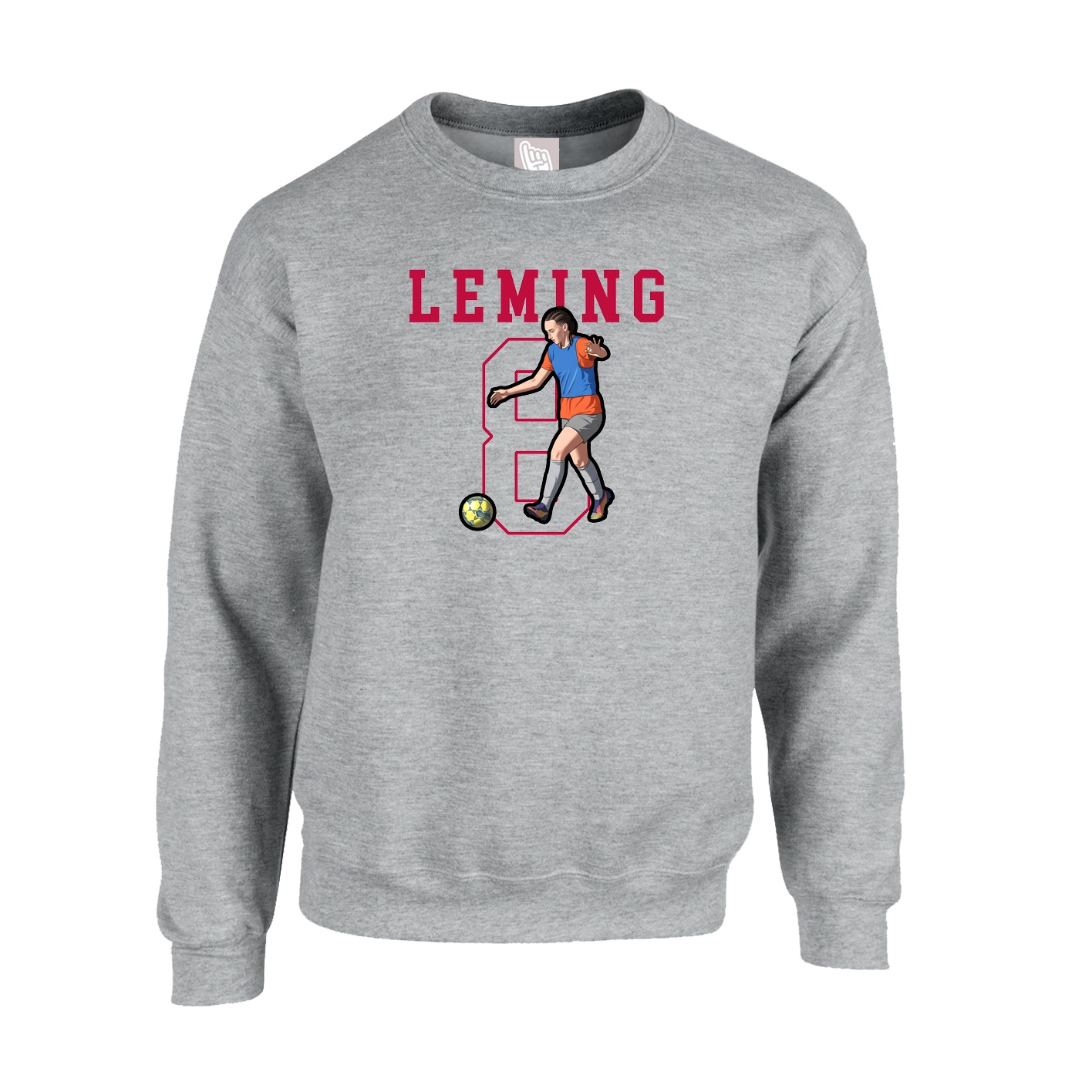 Fleece Crew — Shirsey in Grey