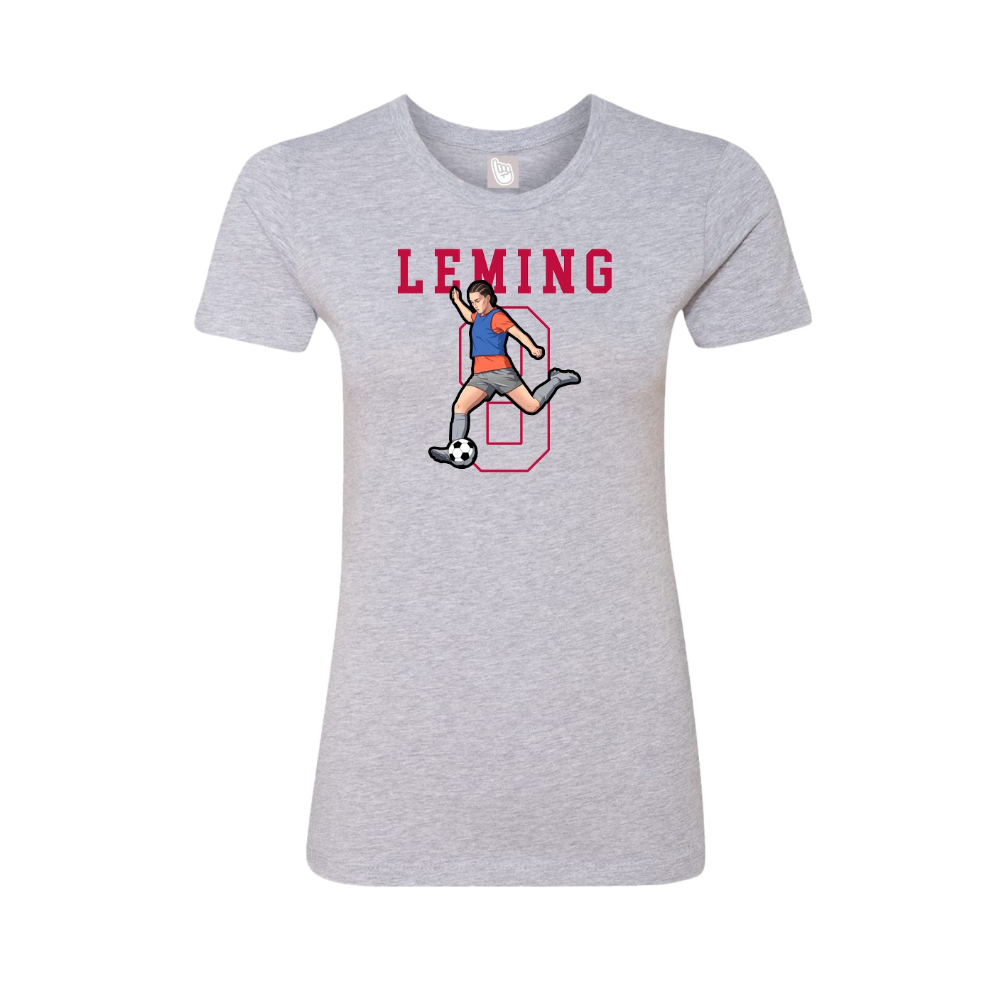 Fitted Women's Tee — Shirsey in Grey