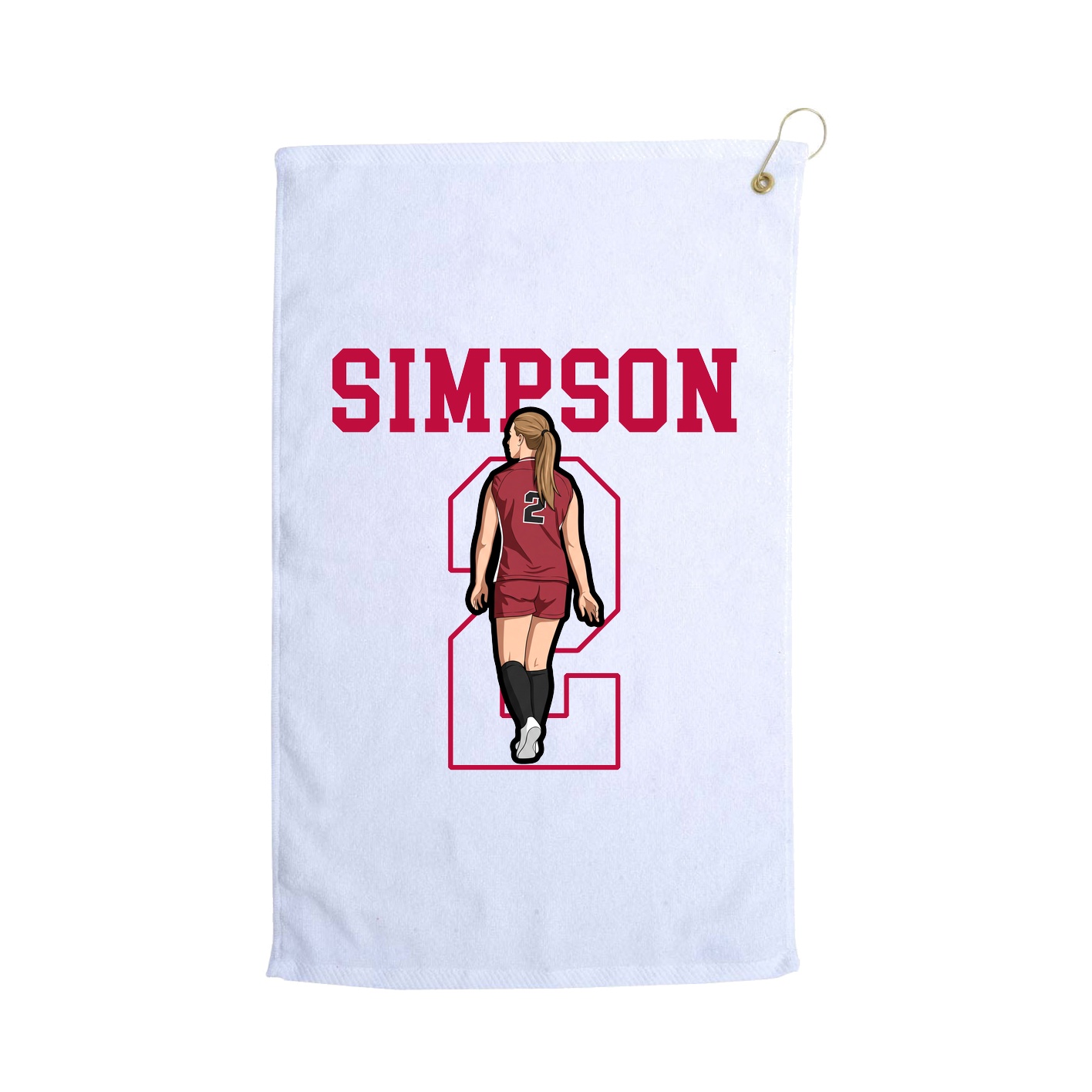 Golf Towel — Shirsey in White