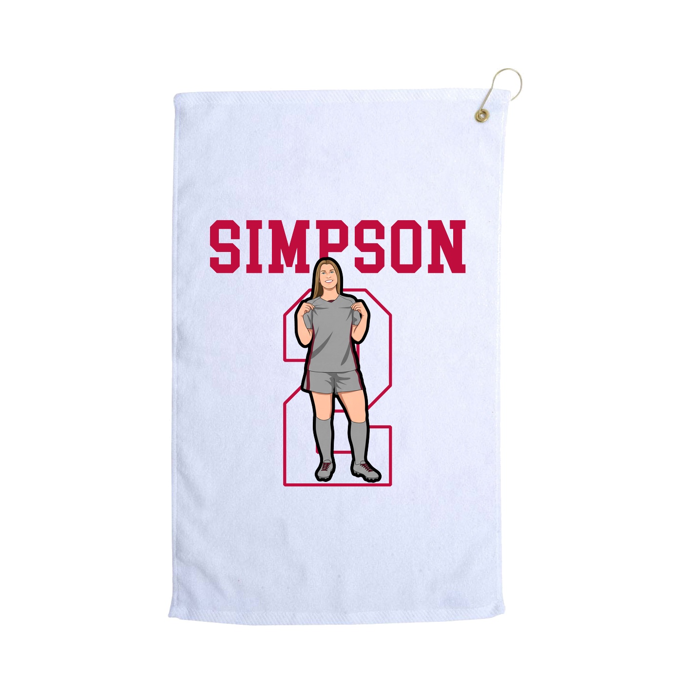 Golf Towel — Shirsey in White