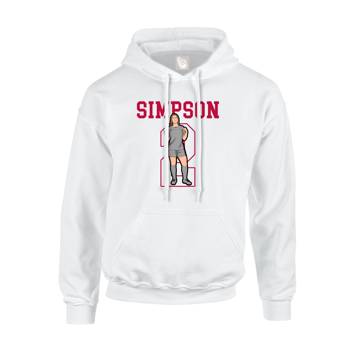 Youth Hoodie — Shirsey in White