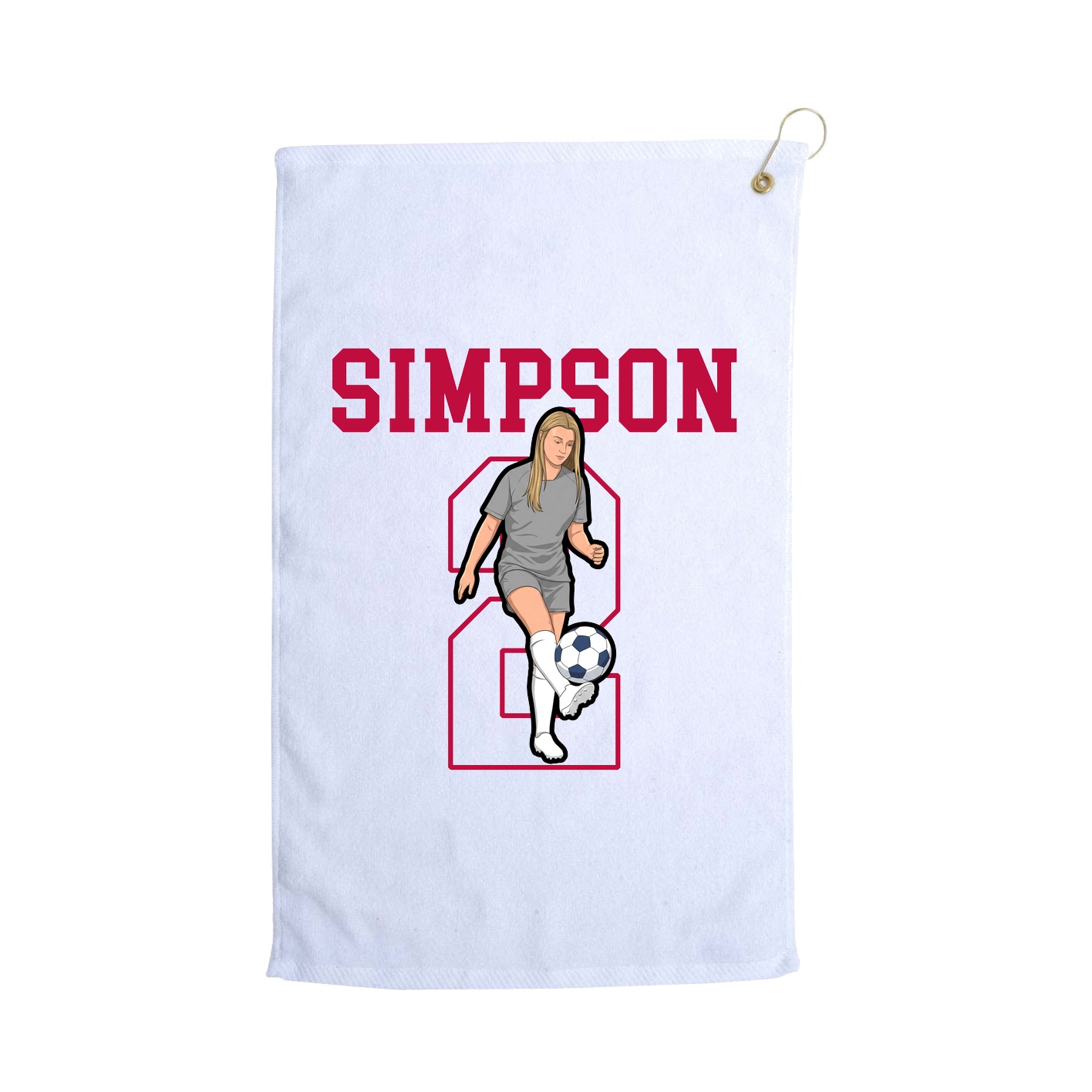 Golf Towel — Shirsey in White
