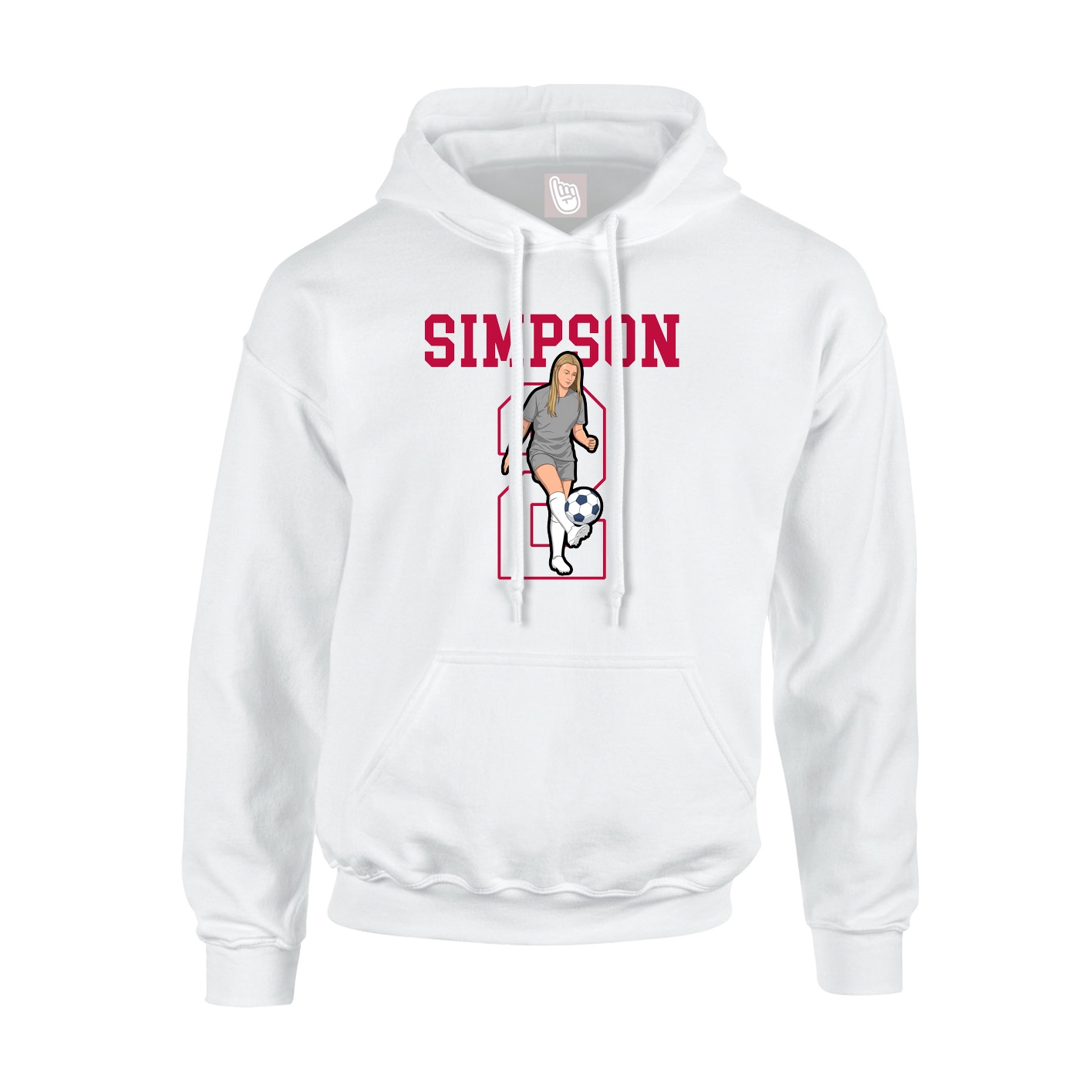 Youth Hoodie — Shirsey in White
