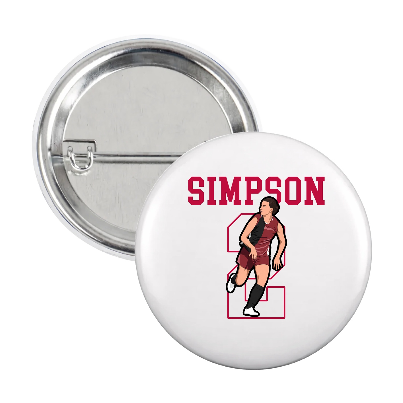 Game Day Button — Shirsey in White