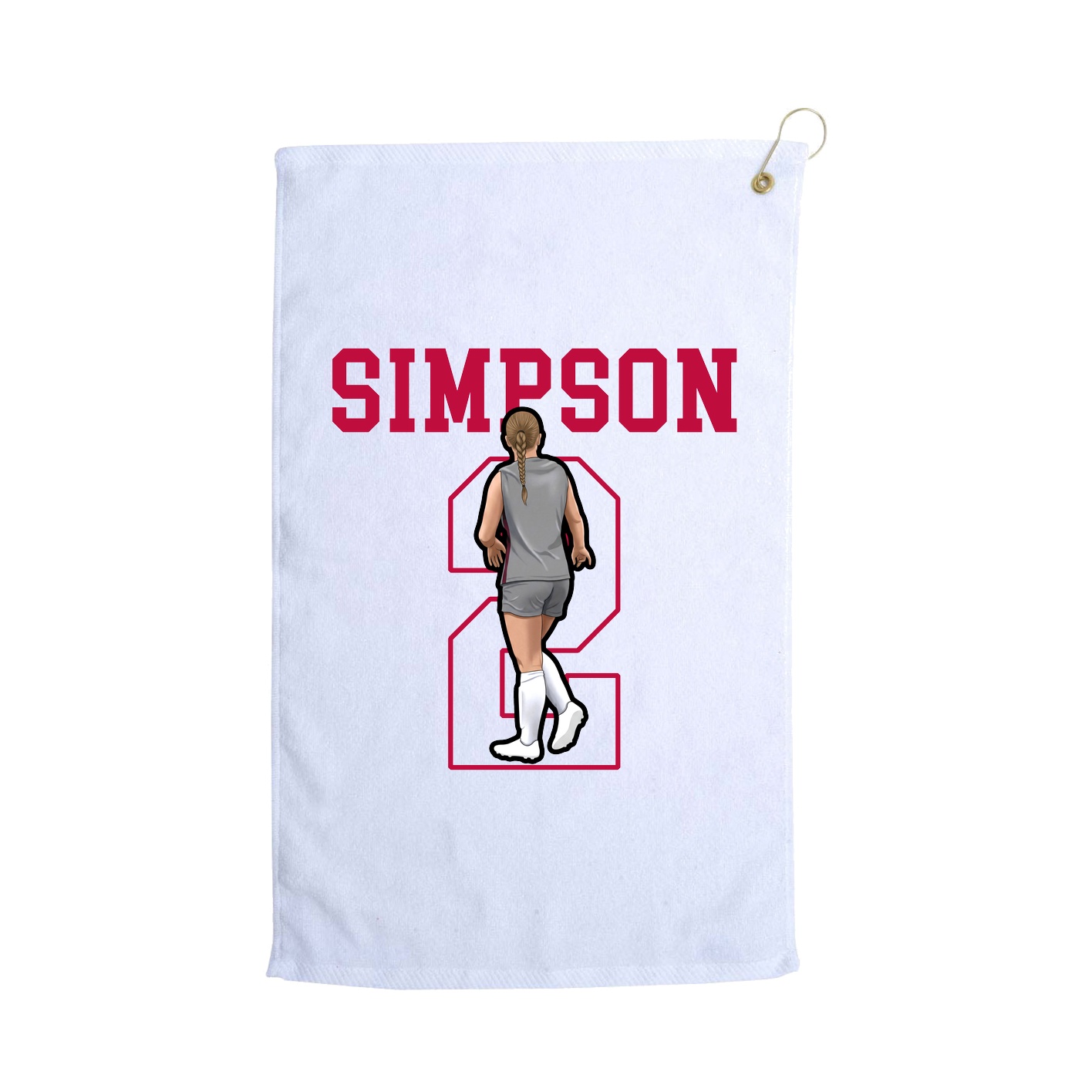 Golf Towel — Shirsey in White