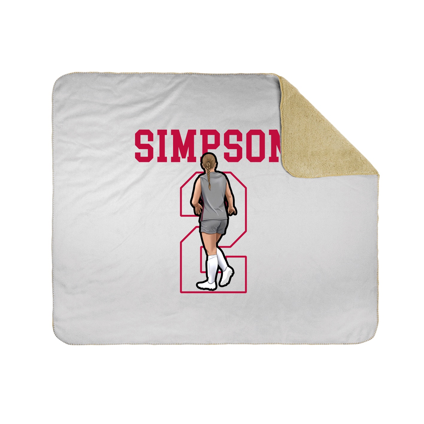 Throw Blanket — Shirsey in White