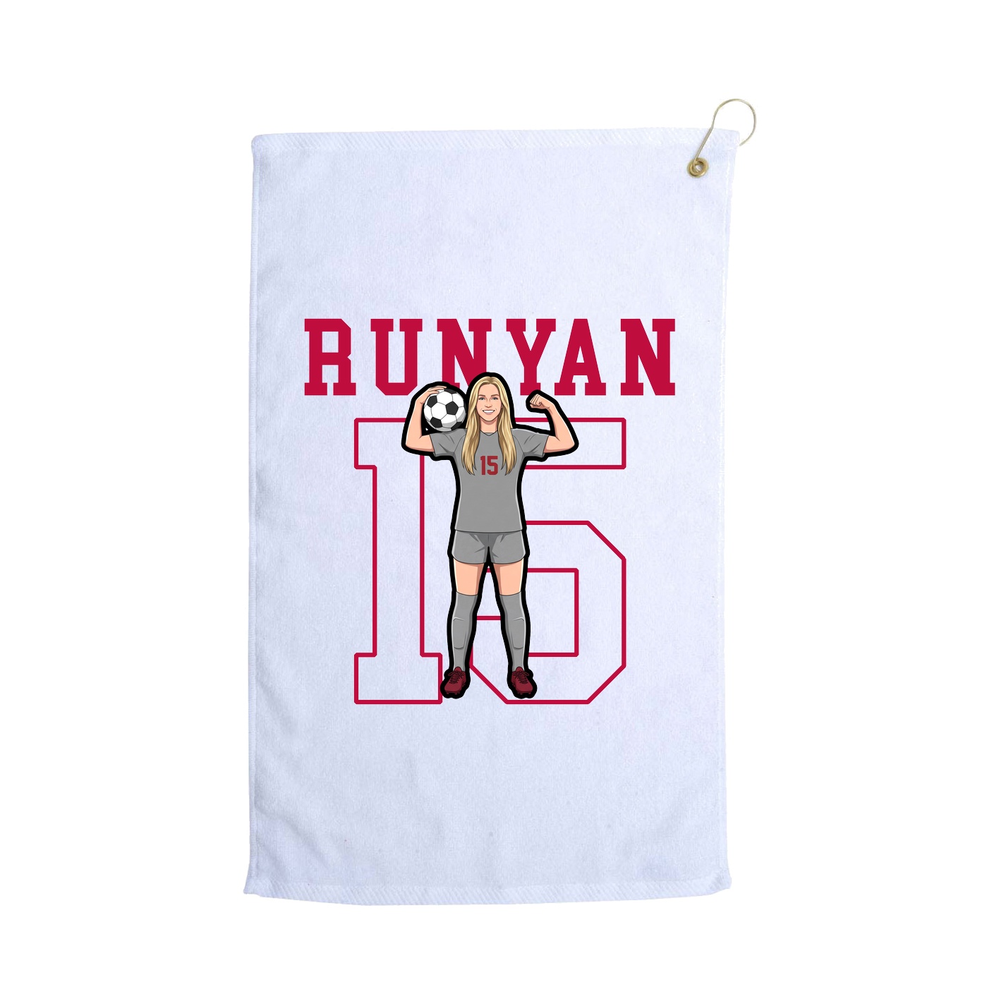 Golf Towel — Shirsey in White