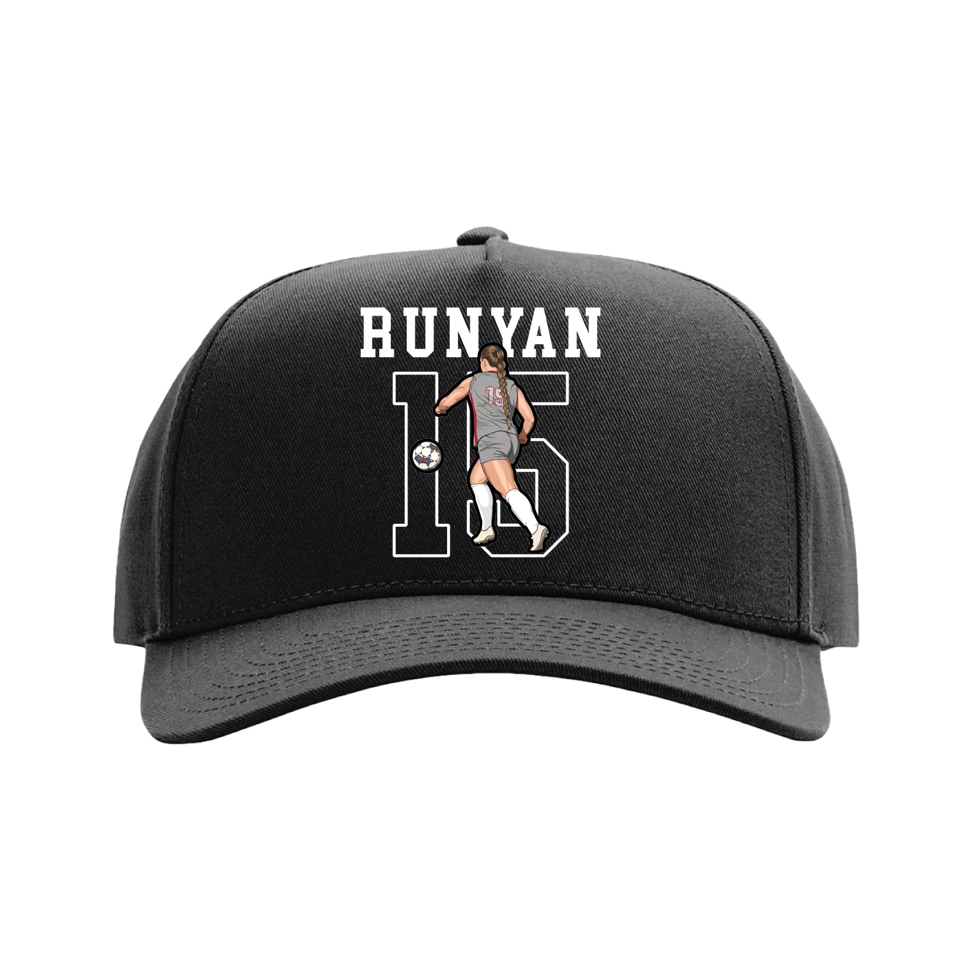 Full Fabric Five-Panel Champ Cap