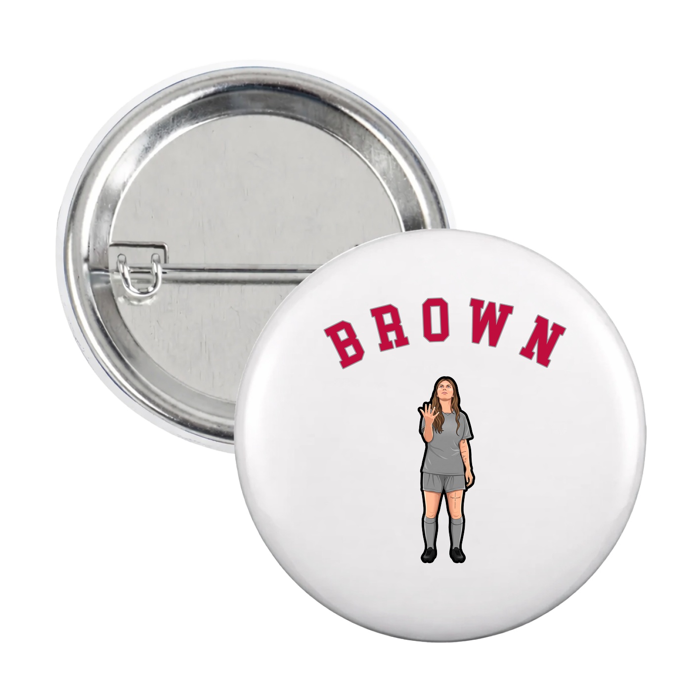 Game Day Button — Shirsey Arch in White