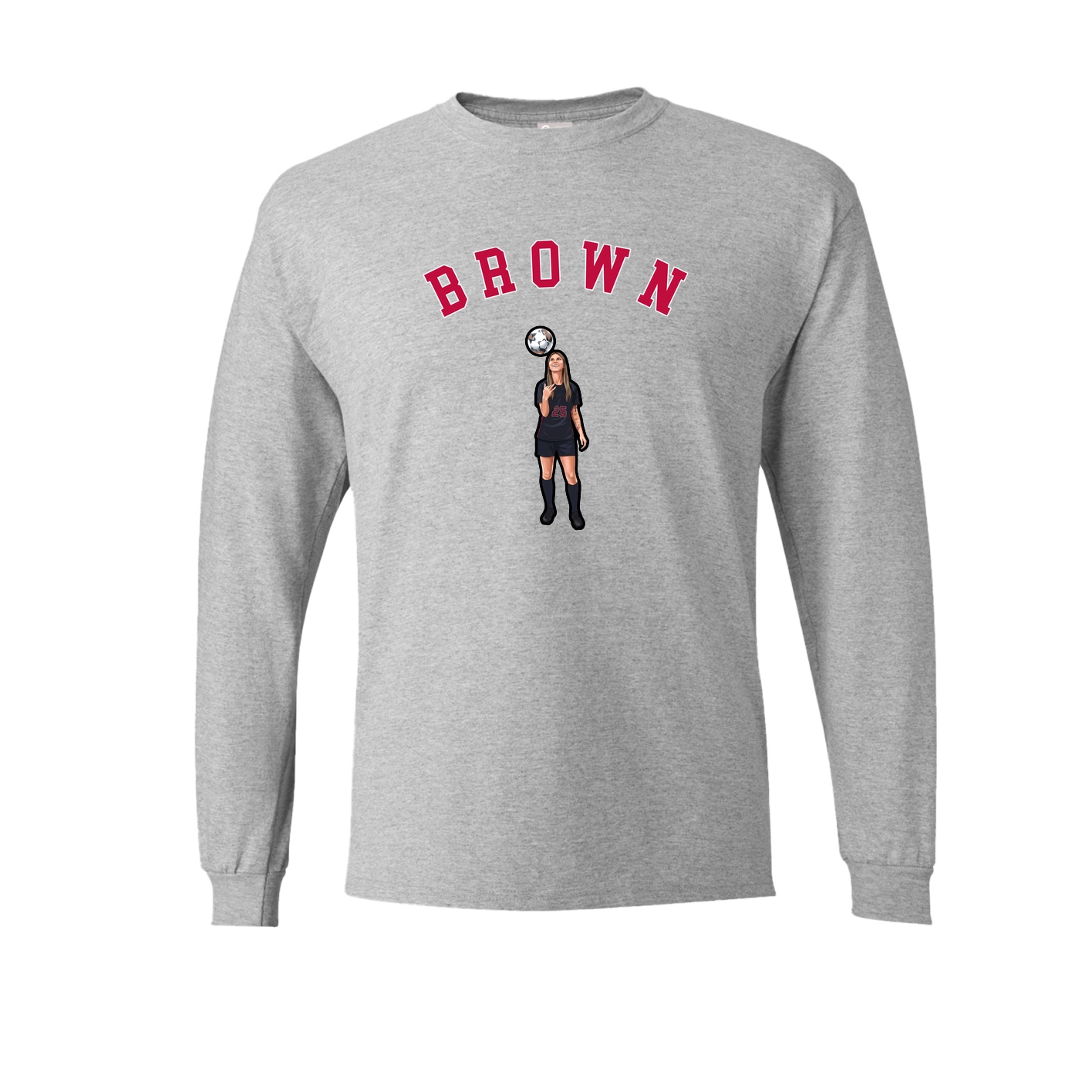 Long Sleeve Tee — Shirsey Arch in Grey