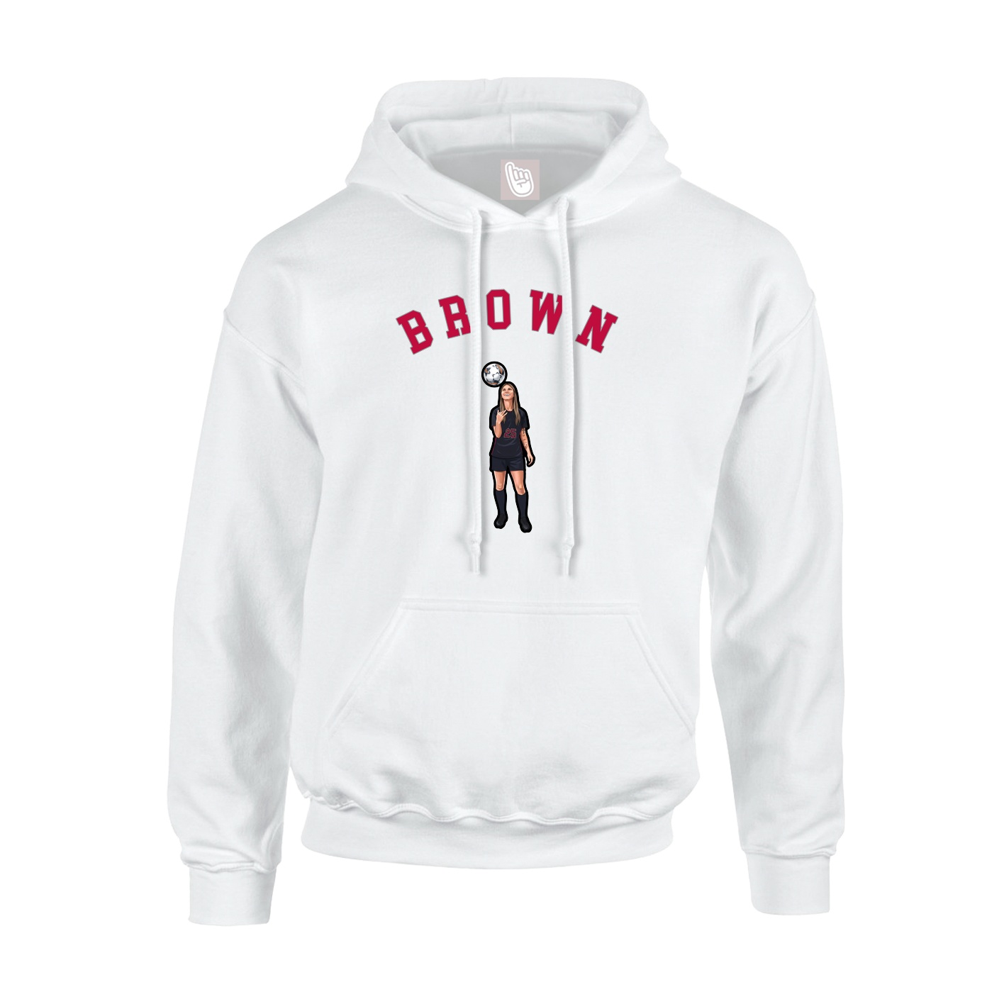 Youth Hoodie — Shirsey Arch in White