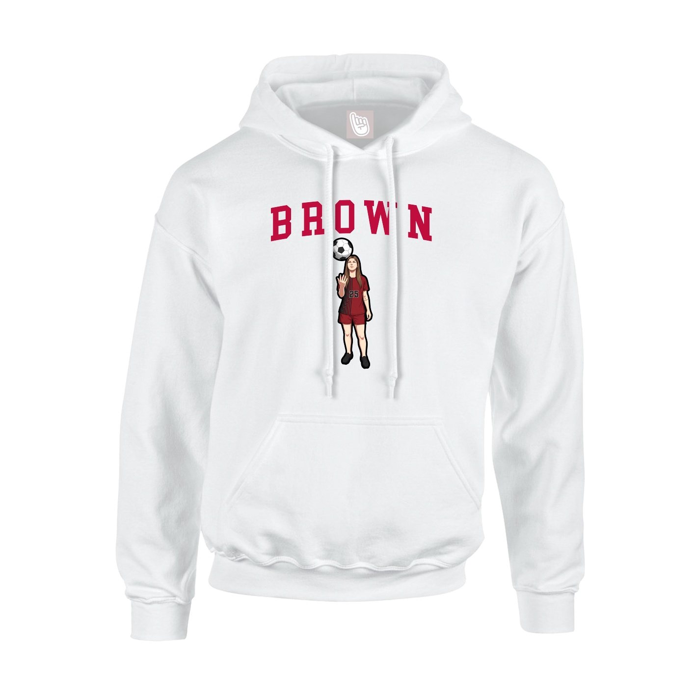 Hoodie — Shirsey in White