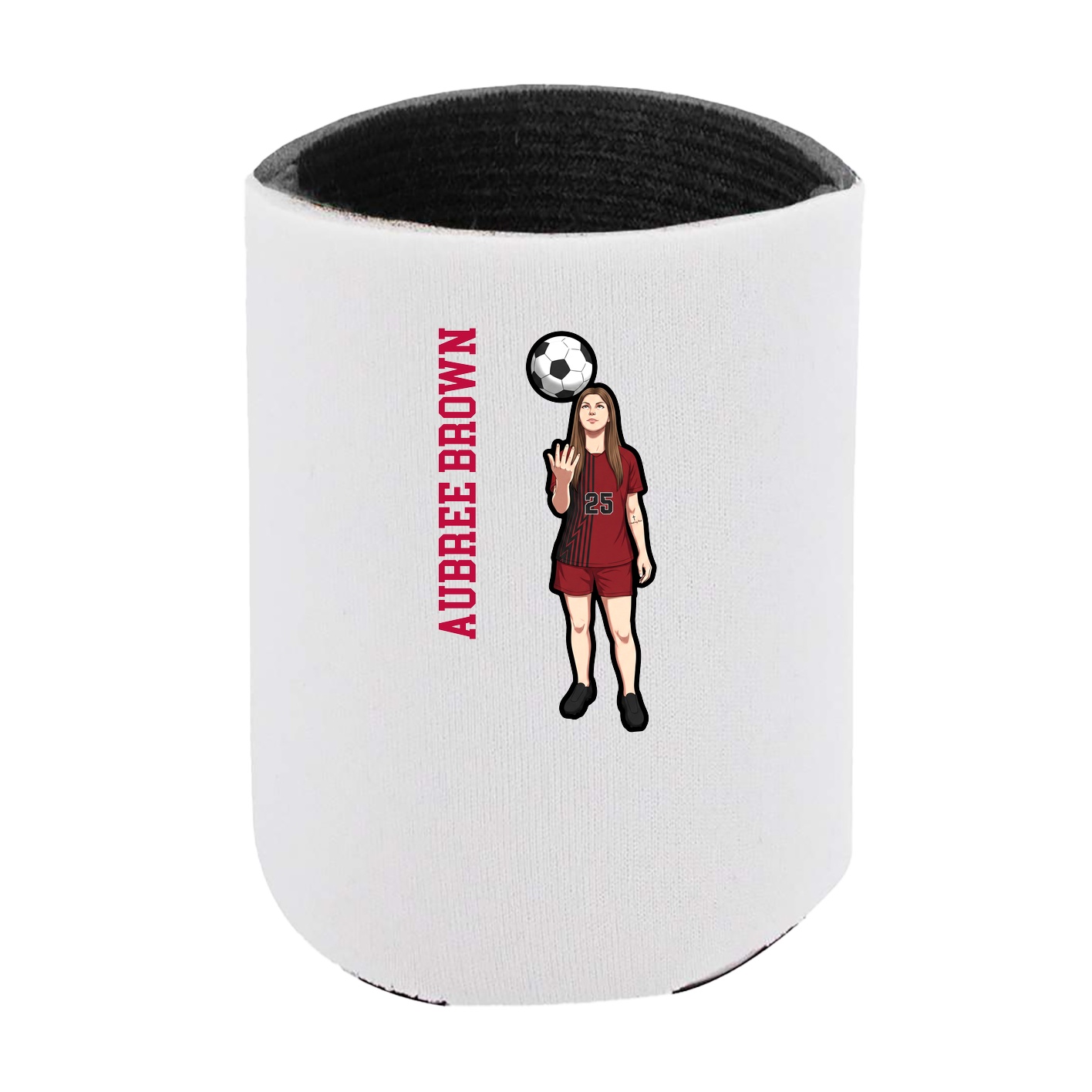 Can Holder — Name Vertical in White