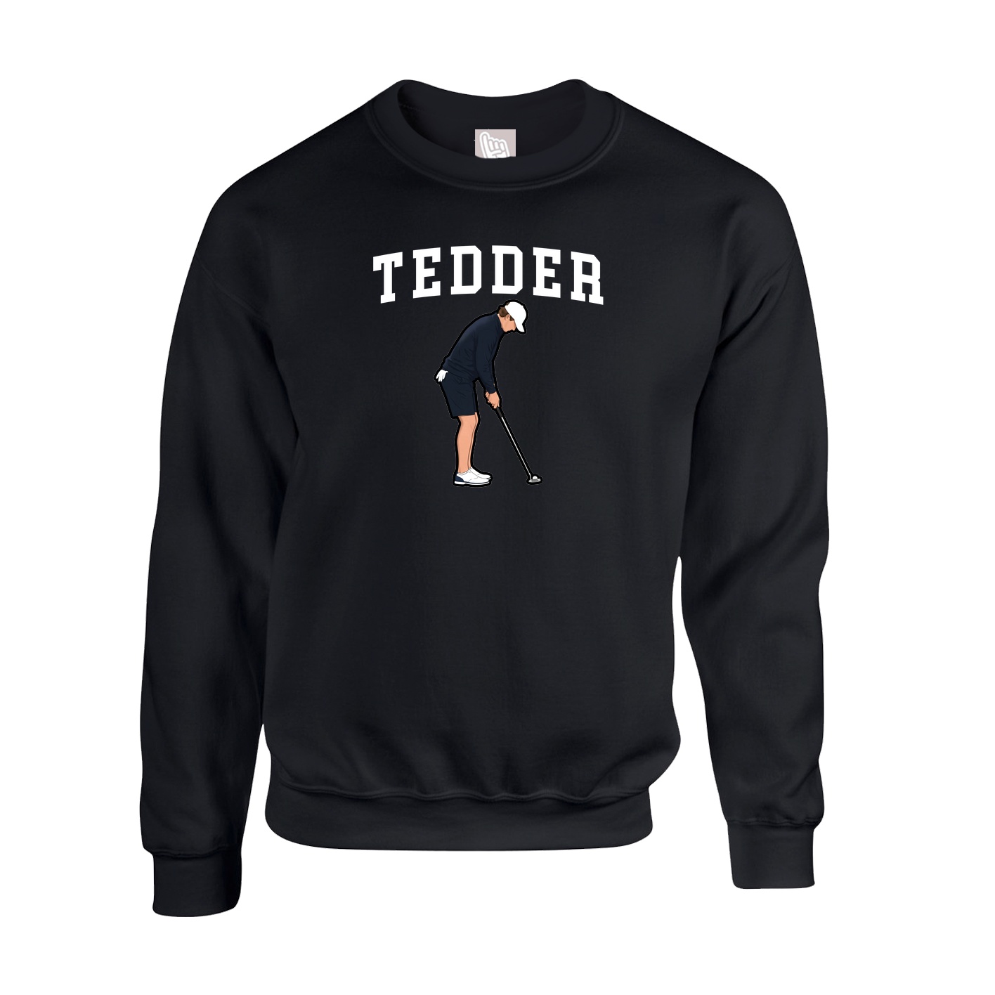 Fleece Crew — Shirsey in Black