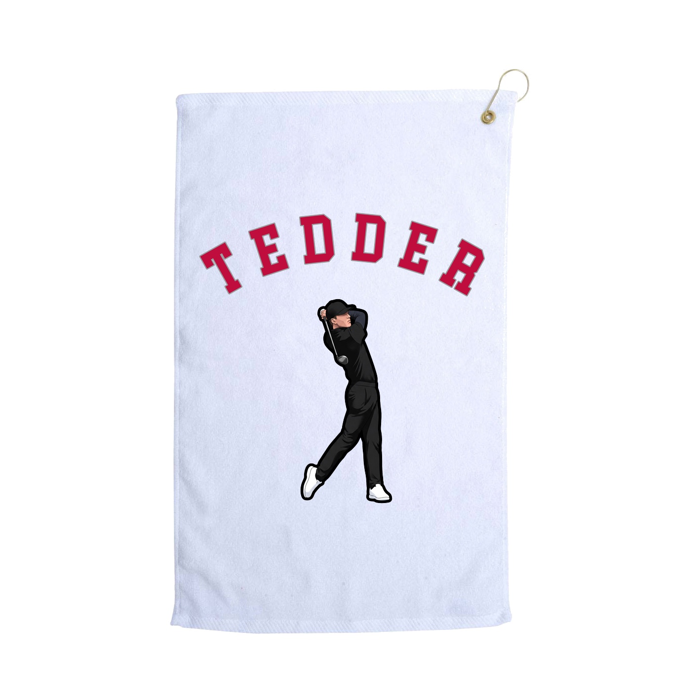 Golf Towel — Shirsey Arch in White