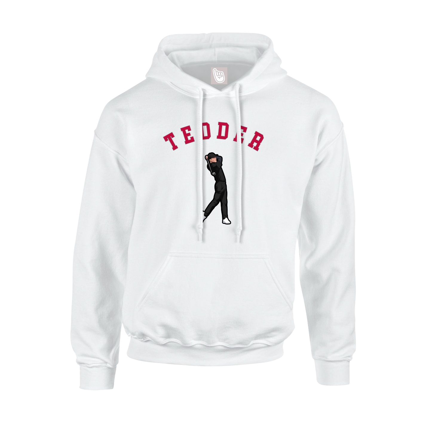 Youth Hoodie — Shirsey Arch in White