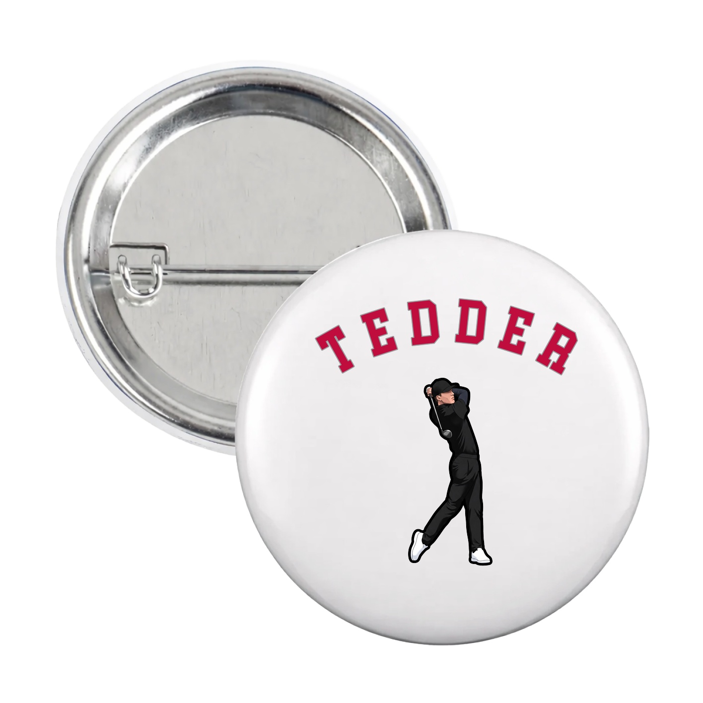 Game Day Button — Shirsey Arch in White