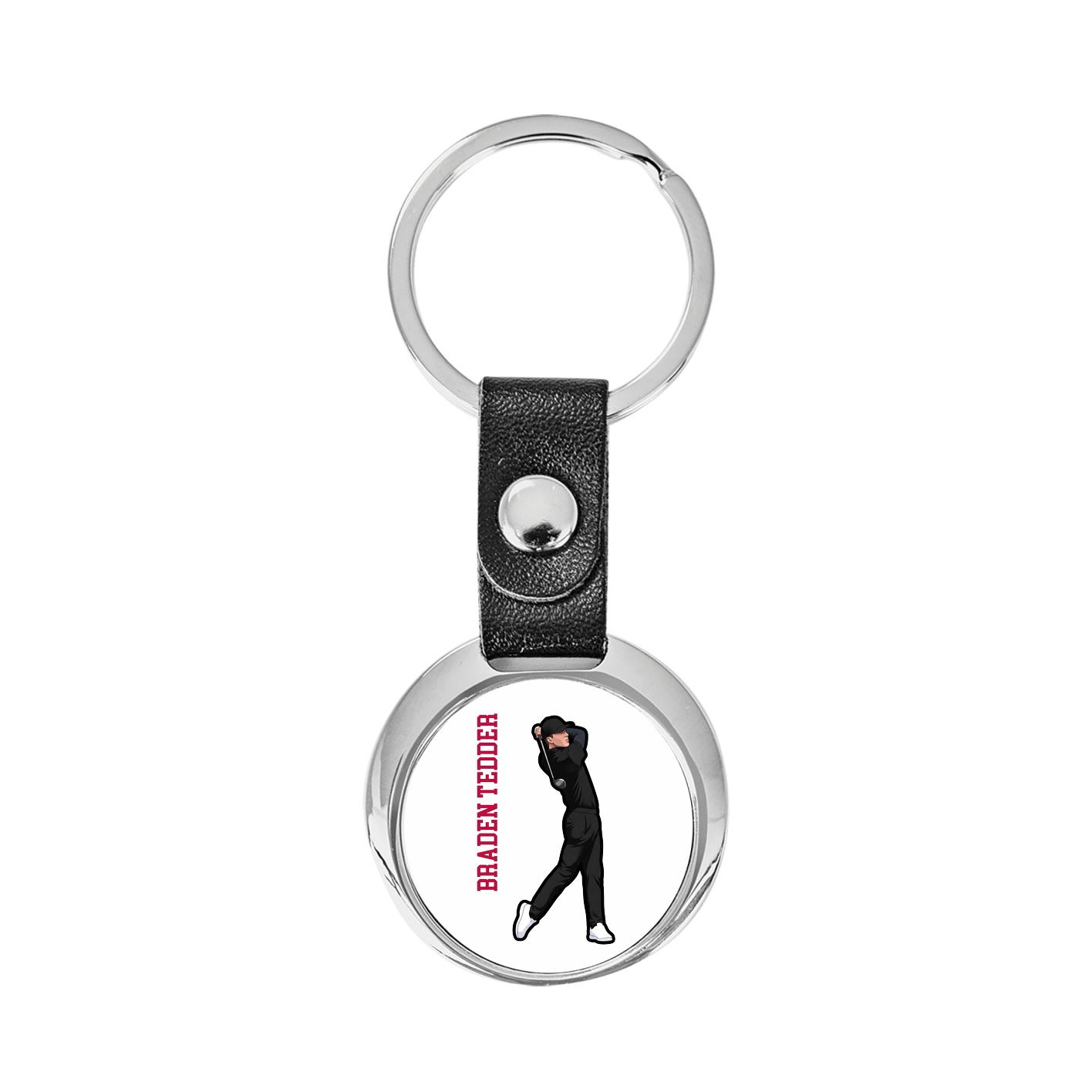 Key Chain — Name Vertical in Classic
