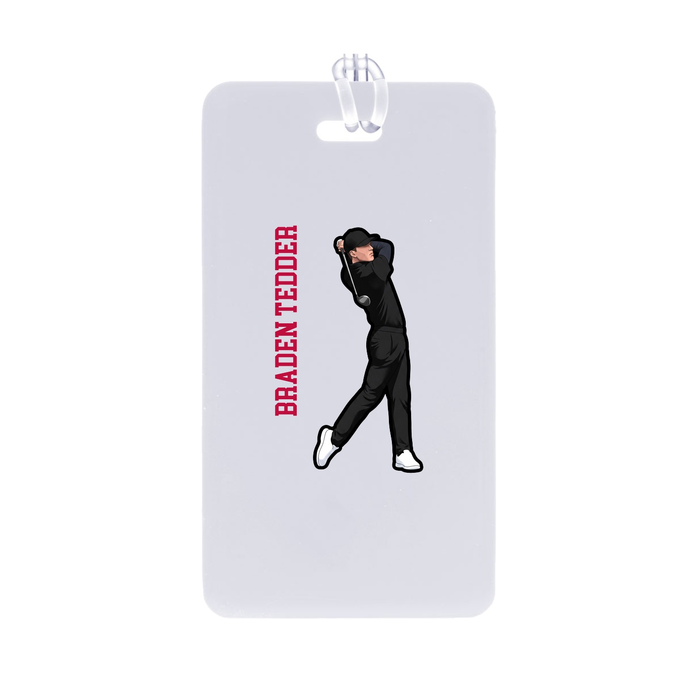 Bag Tag — Name Vertical in Classic