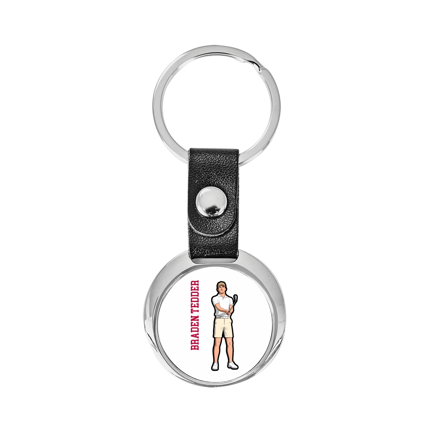 Key Chain — Name Vertical in Classic